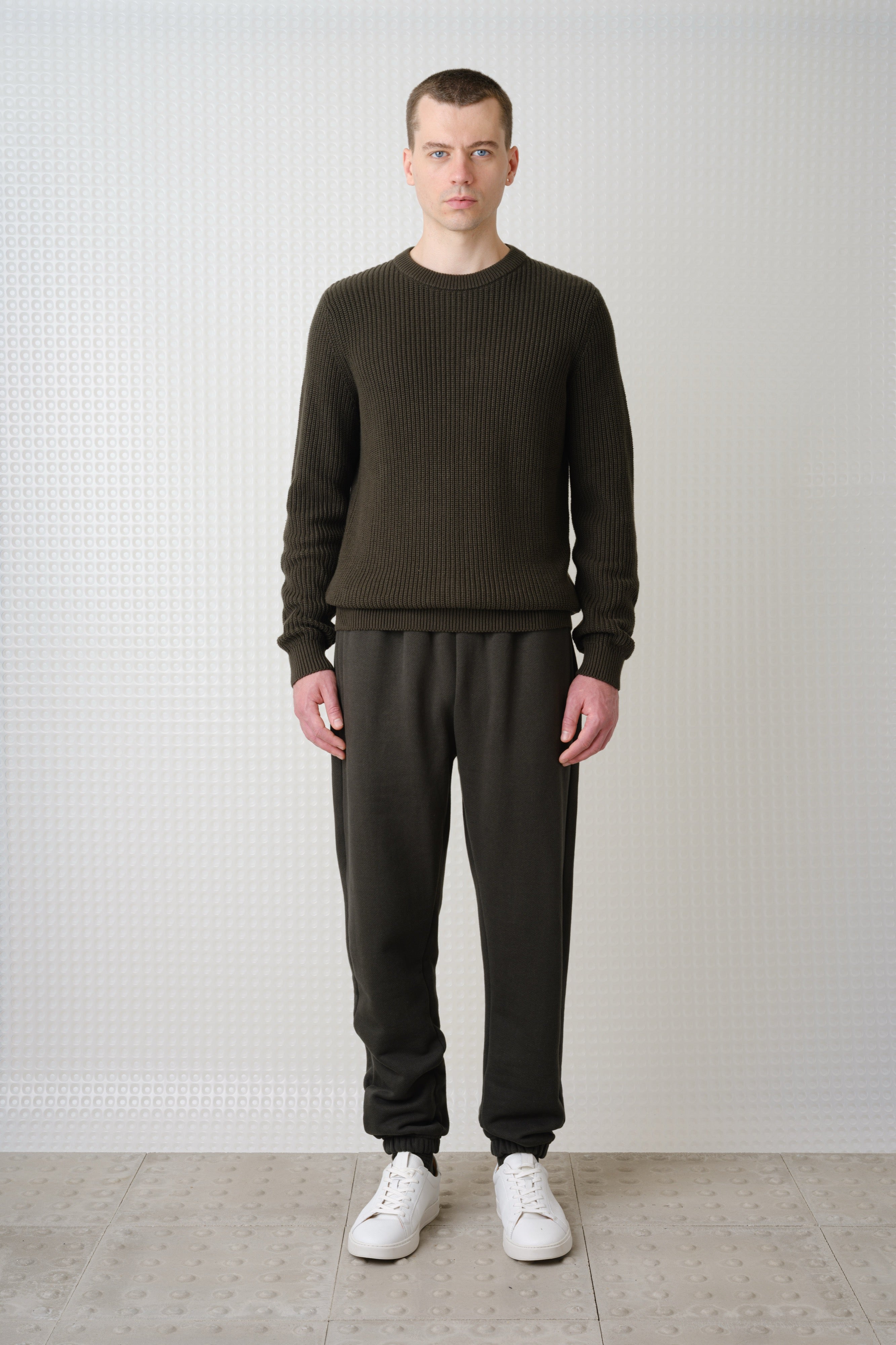 Brody - Brush Back Sweatpant - Dark Olive
