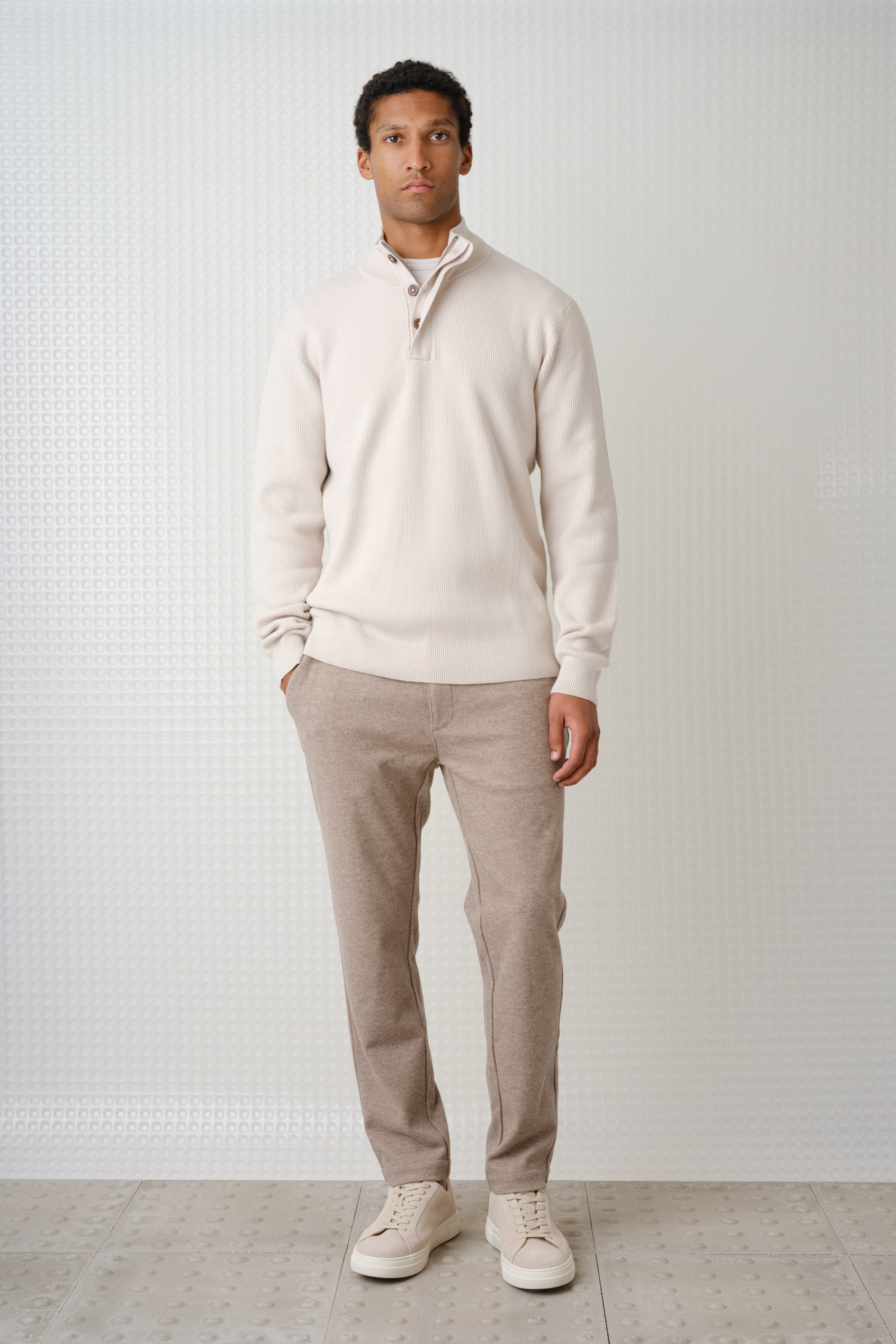 Hadston - Quarter Zip - Stone