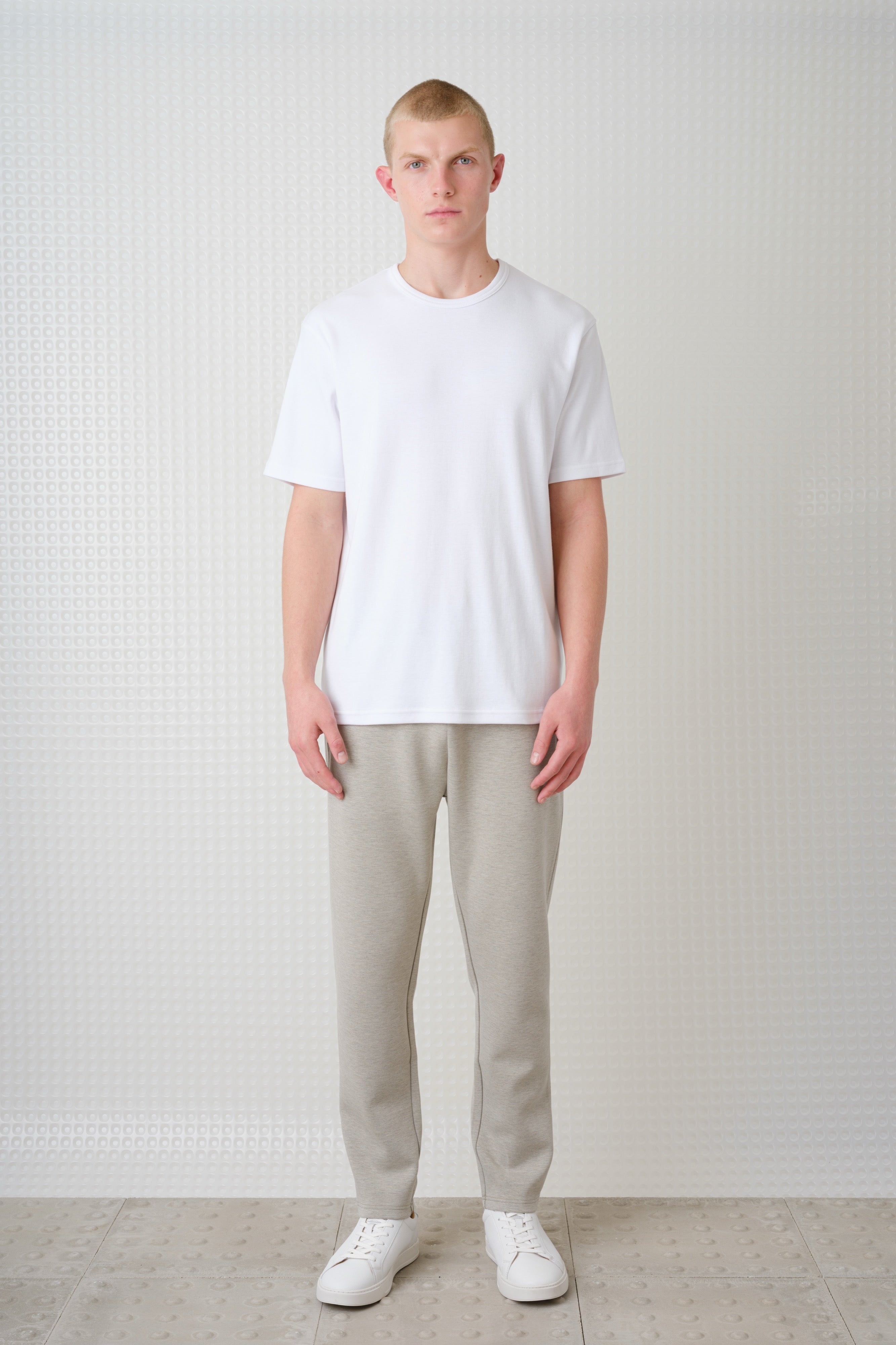 Harte - 260GSM Interlock Tee - White
