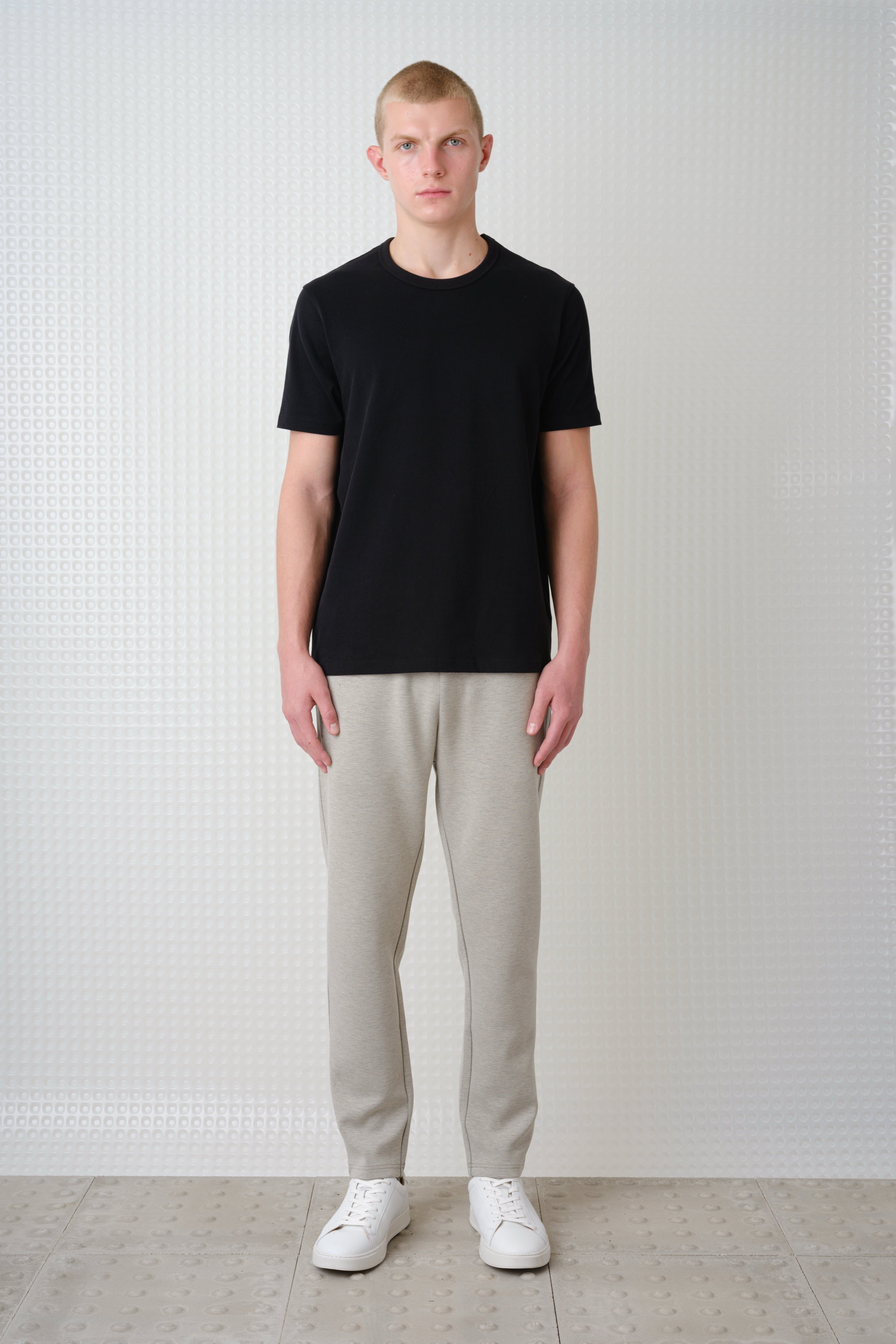 Lander - 230GSM Peached Tee - Black