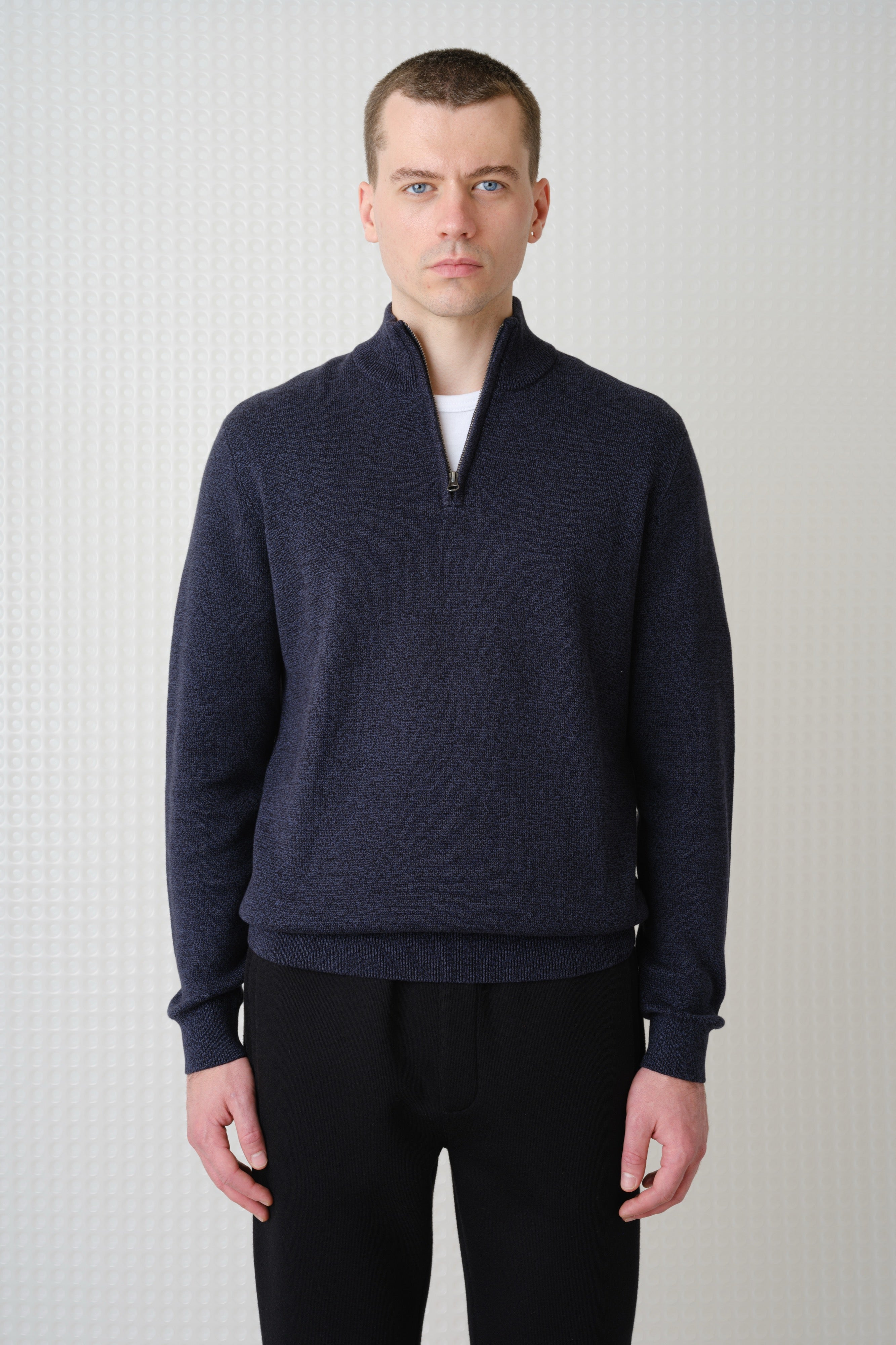 Arlon - Quarter Zip - Black Indigo