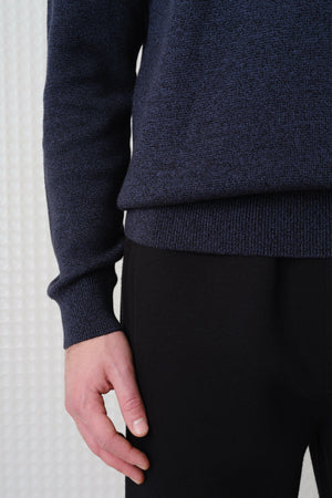 Arlon - Quarter Zip - Black Indigo