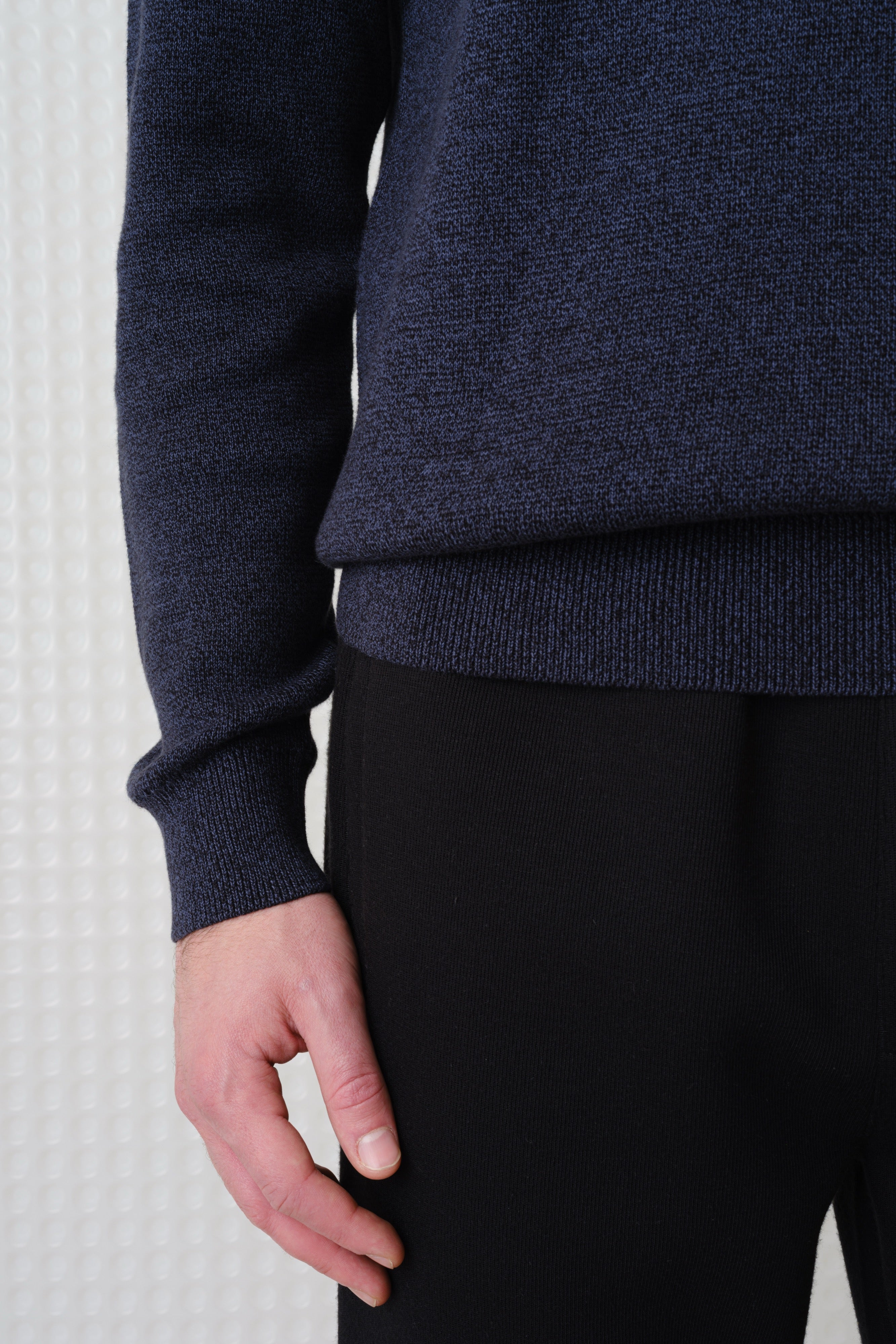 Arlon - Quarter Zip - Black Indigo