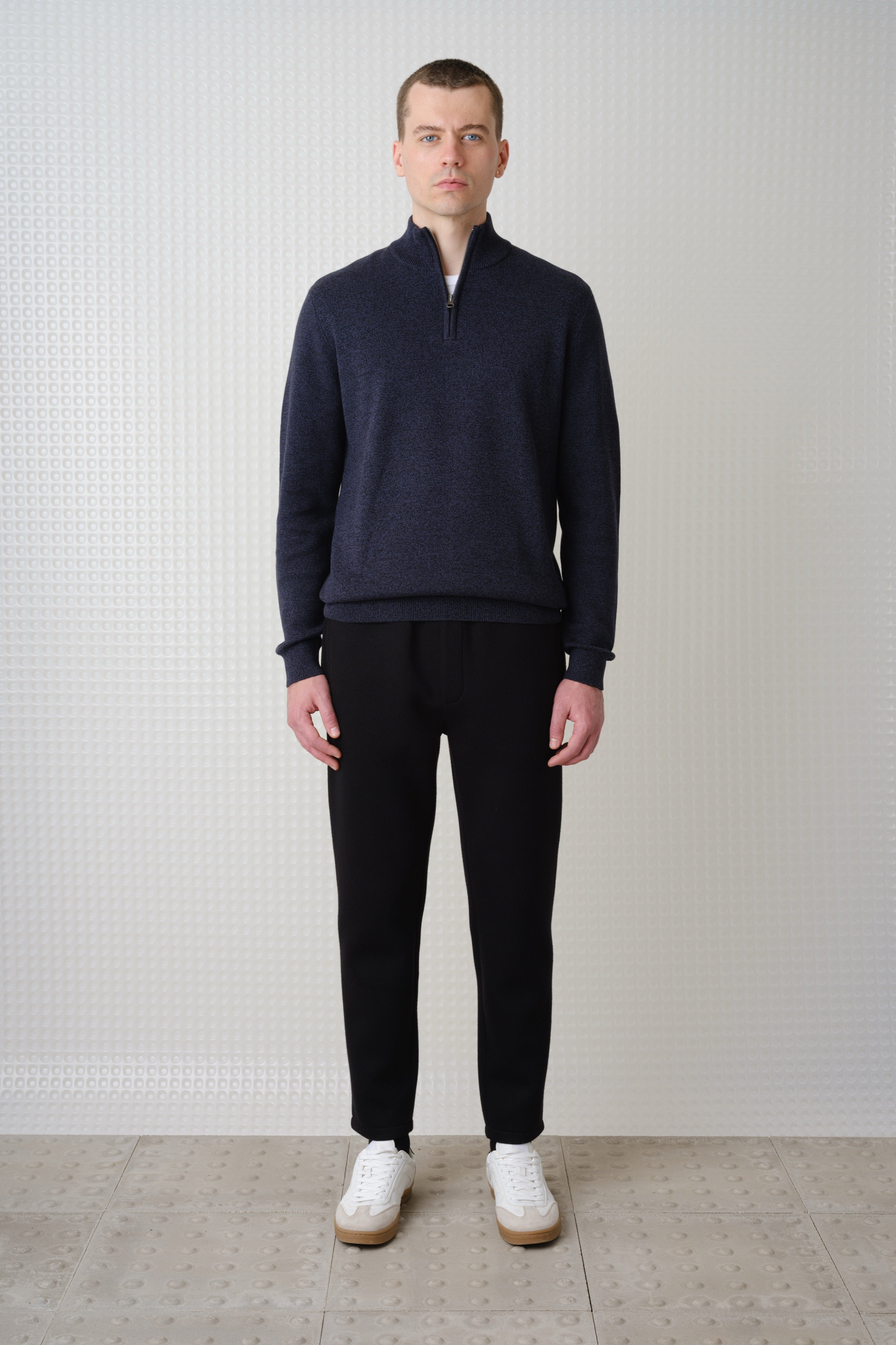 Arlon - Quarter Zip - Black Indigo