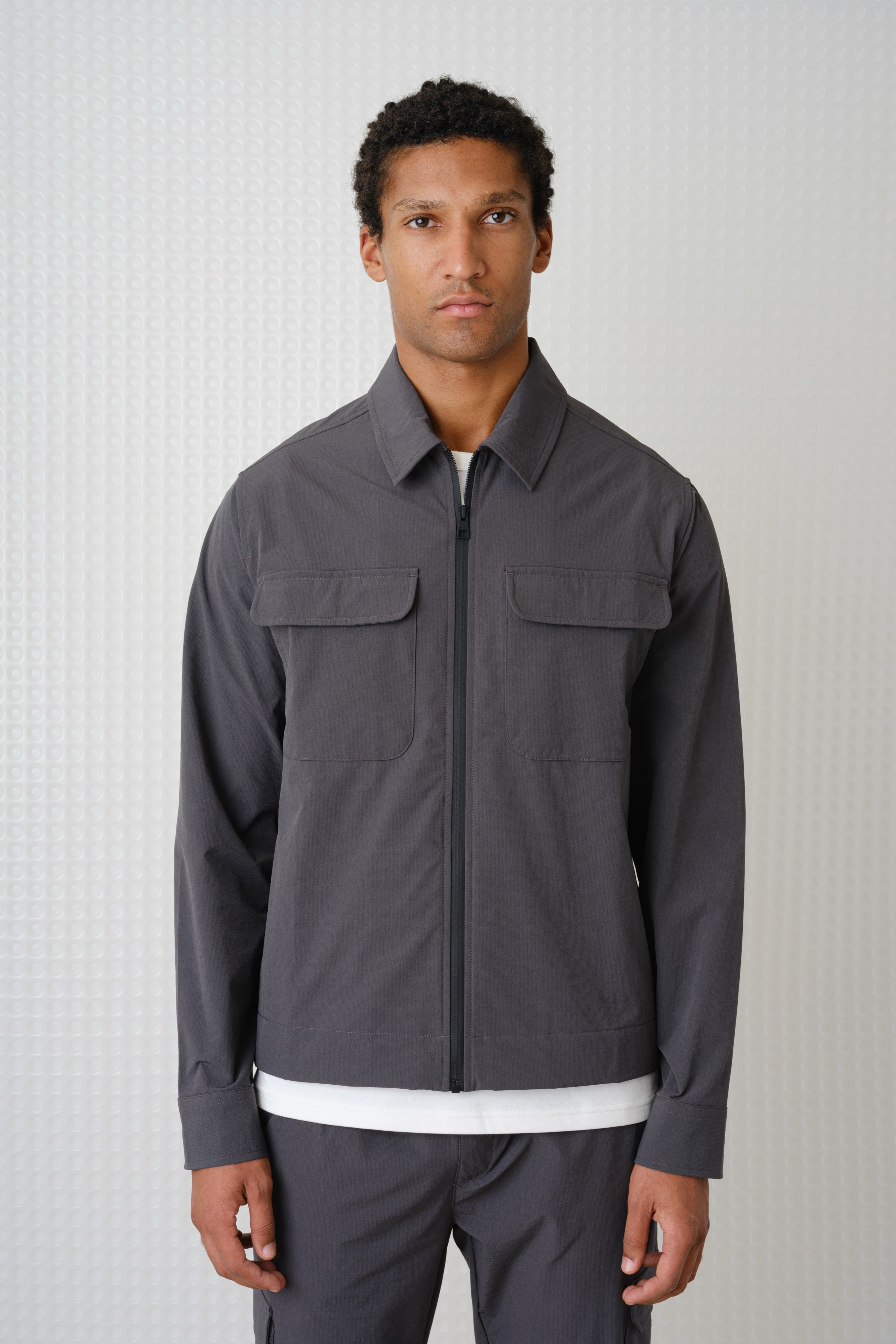 Atlantic - Tech Stretch Jacket - Grey