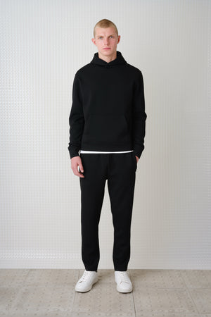 Azriel - Bonded Jersey Joggers - Black
