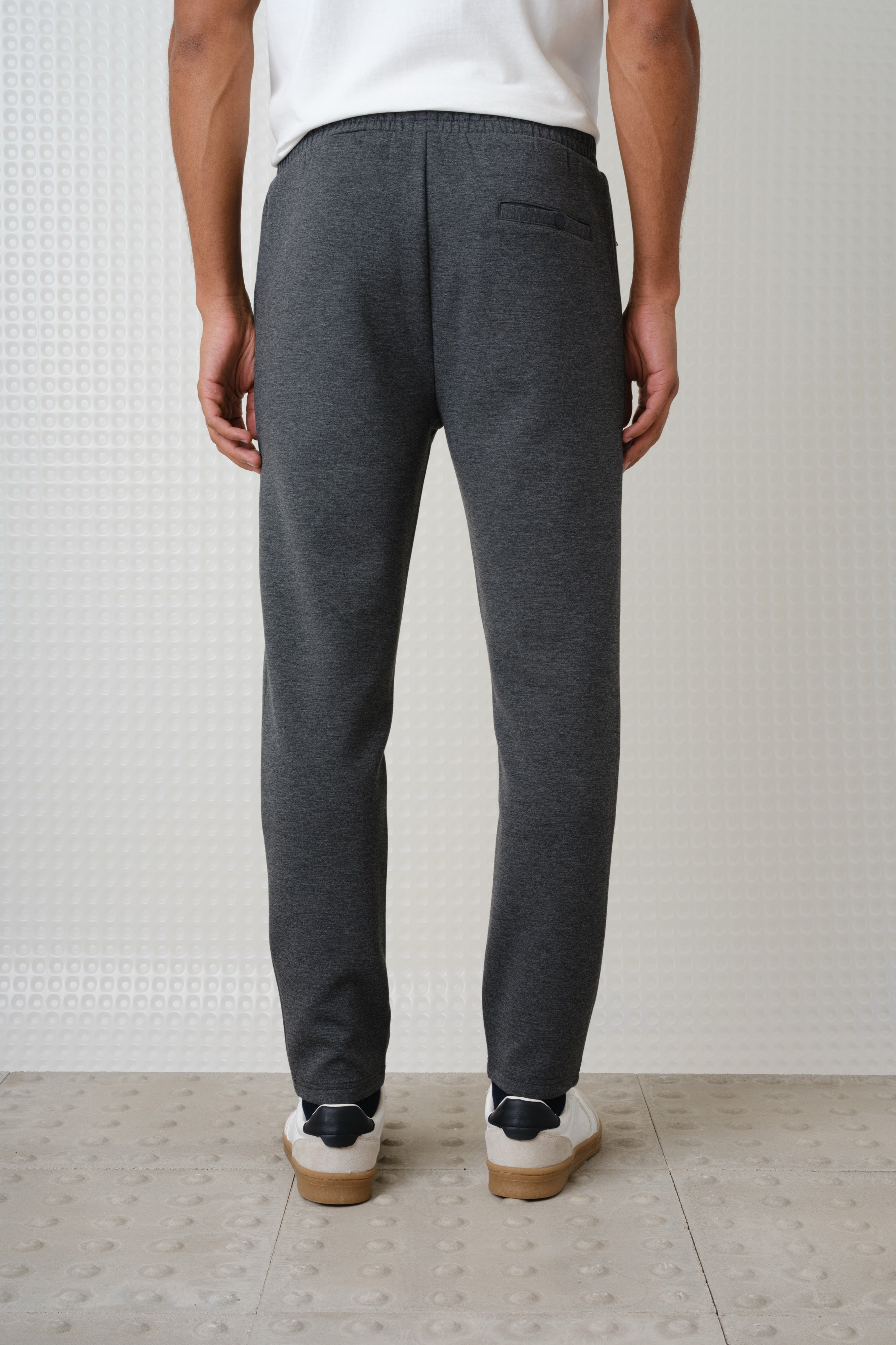 Azriel - Bonded Jersey Joggers - Grey