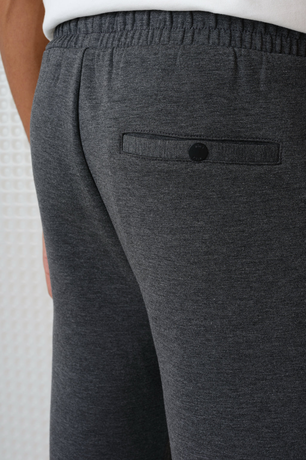 Azriel - Bonded Jersey Joggers - Grey
