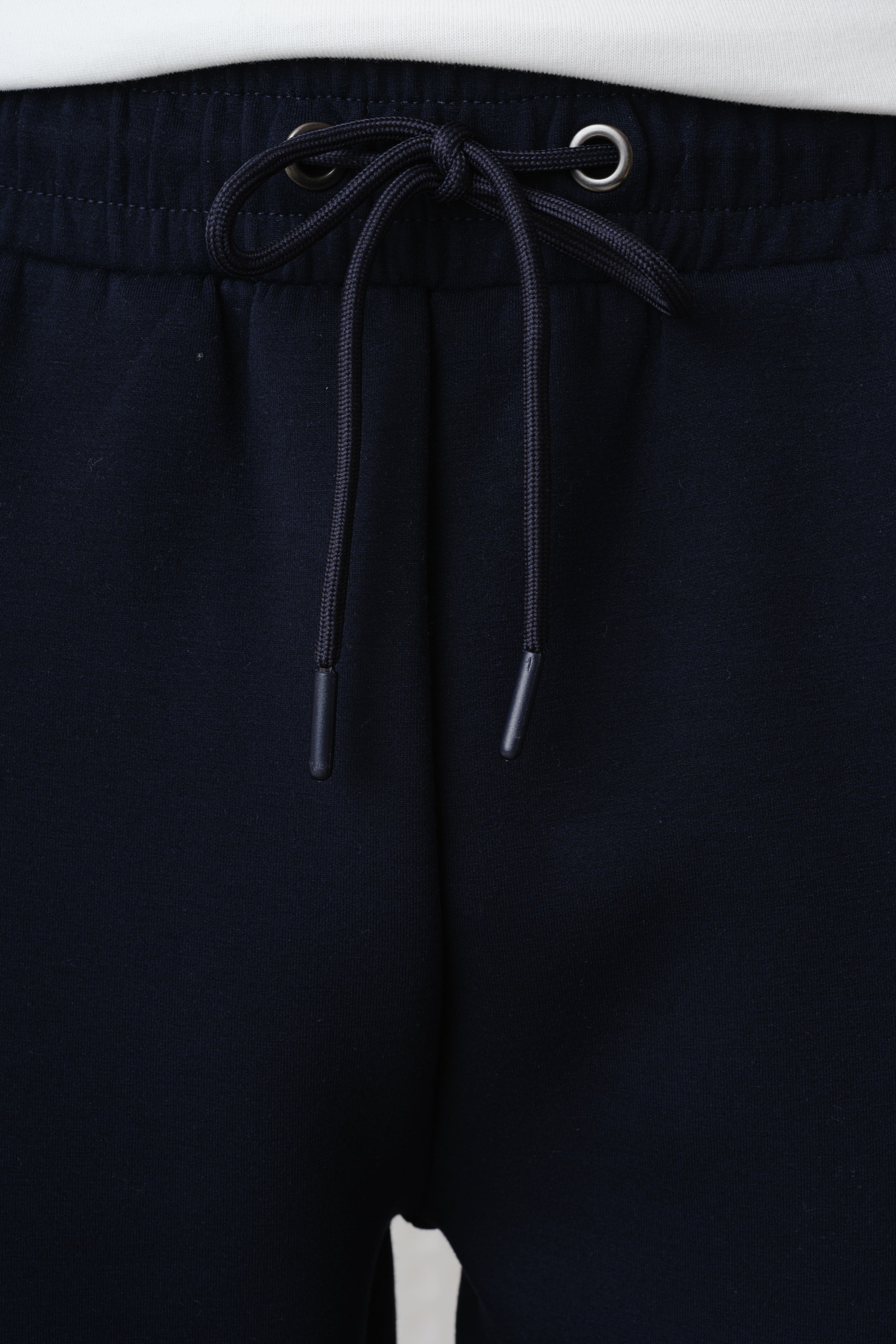 Azriel - Bonded Jersey Joggers - Navy