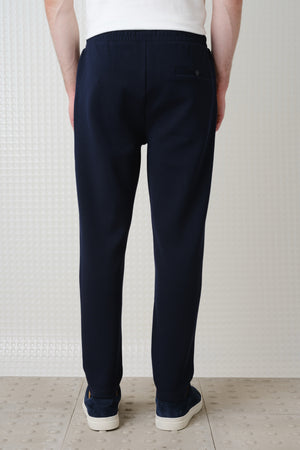 Azriel - Bonded Jersey Joggers - Navy