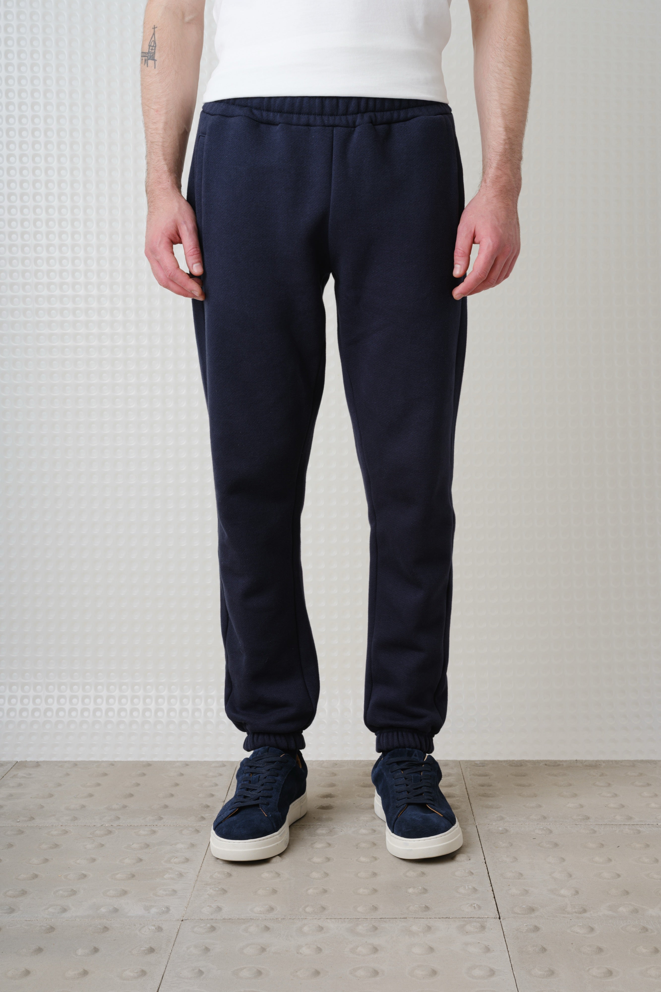 Brody - Brush Back Sweatpant - Navy