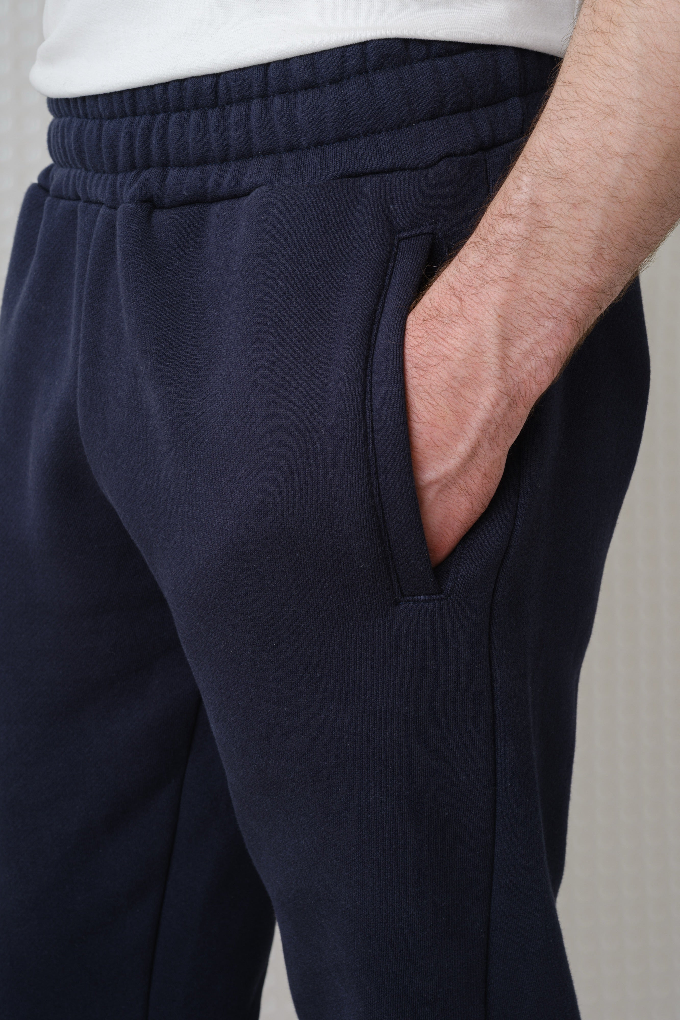 Brody - Brush Back Sweatpant - Navy