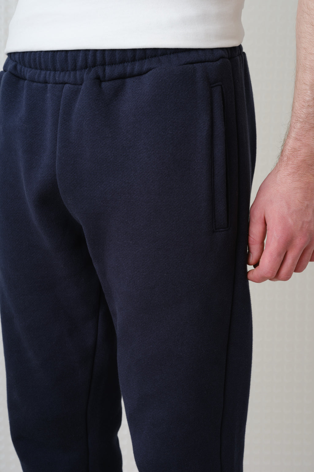Brody - Brush Back Sweatpant - Navy