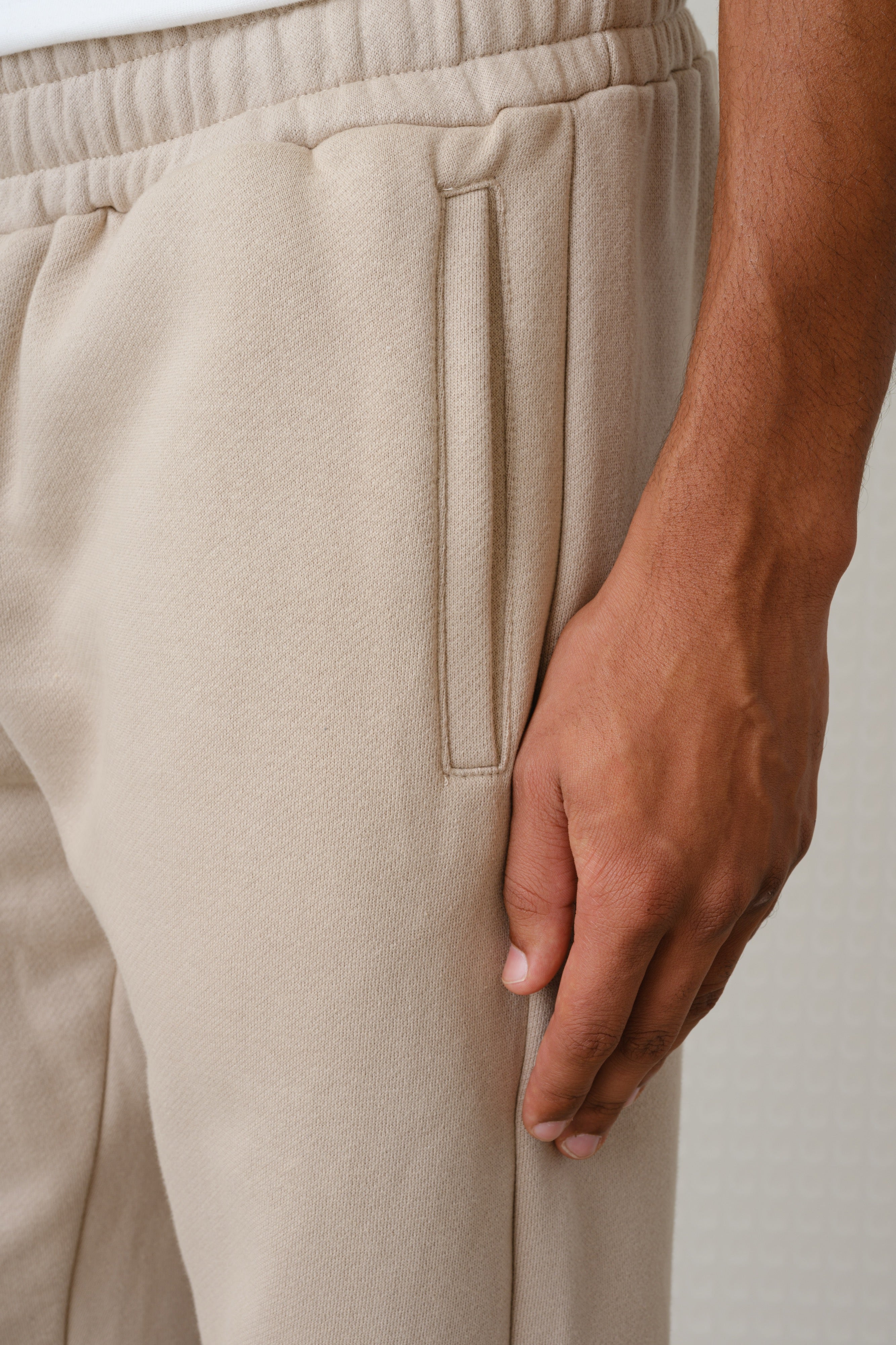 Brody - Brush Back Sweatpant - Putty