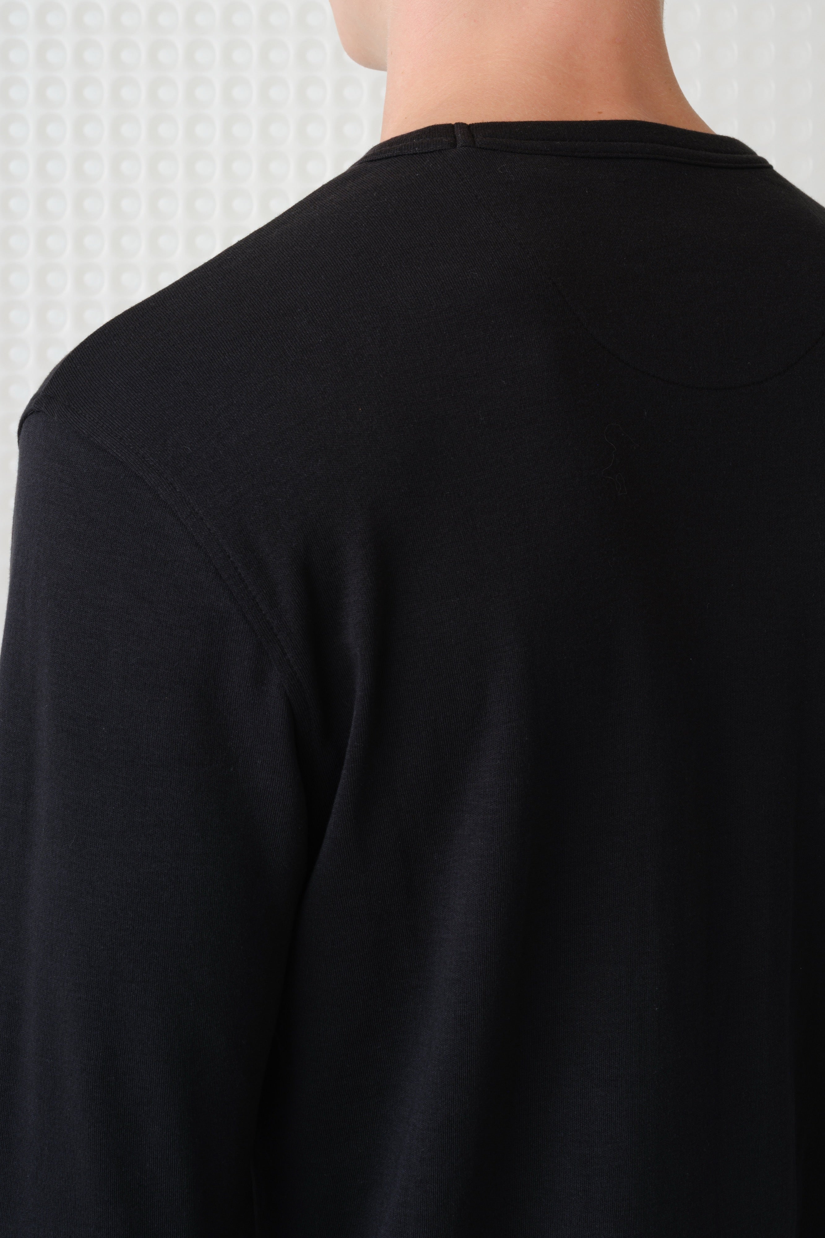 Calla - 260GSM Interlock Long Sleeve T-Shirt - Black