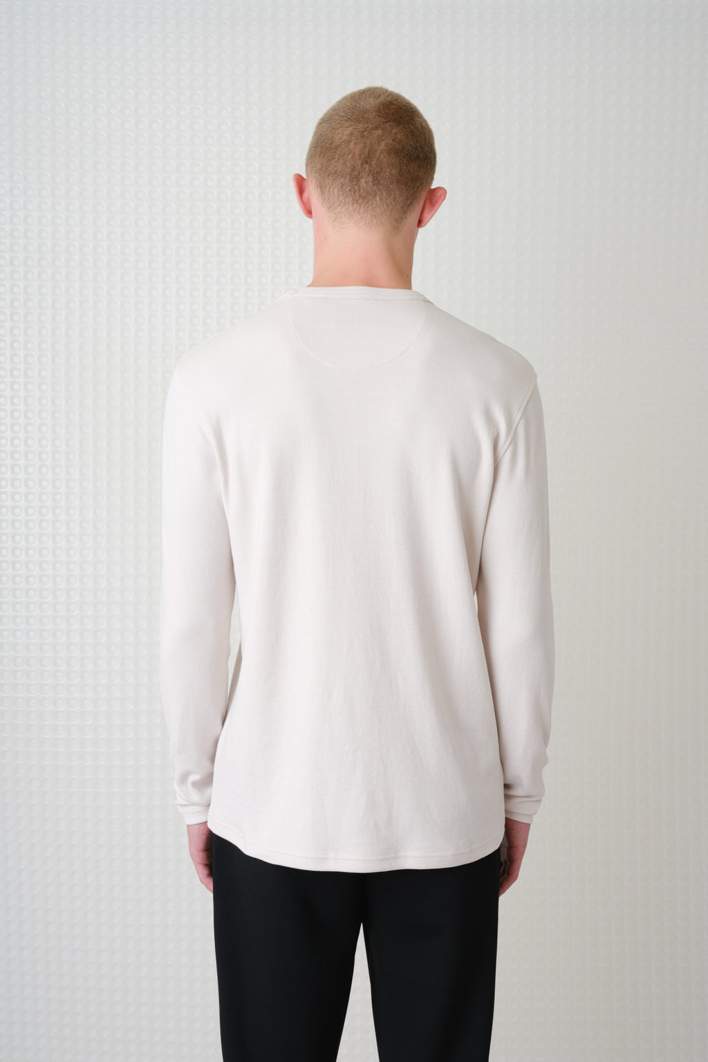 Calla - 260GSM Interlock Long Sleeve T-Shirt - Stone
