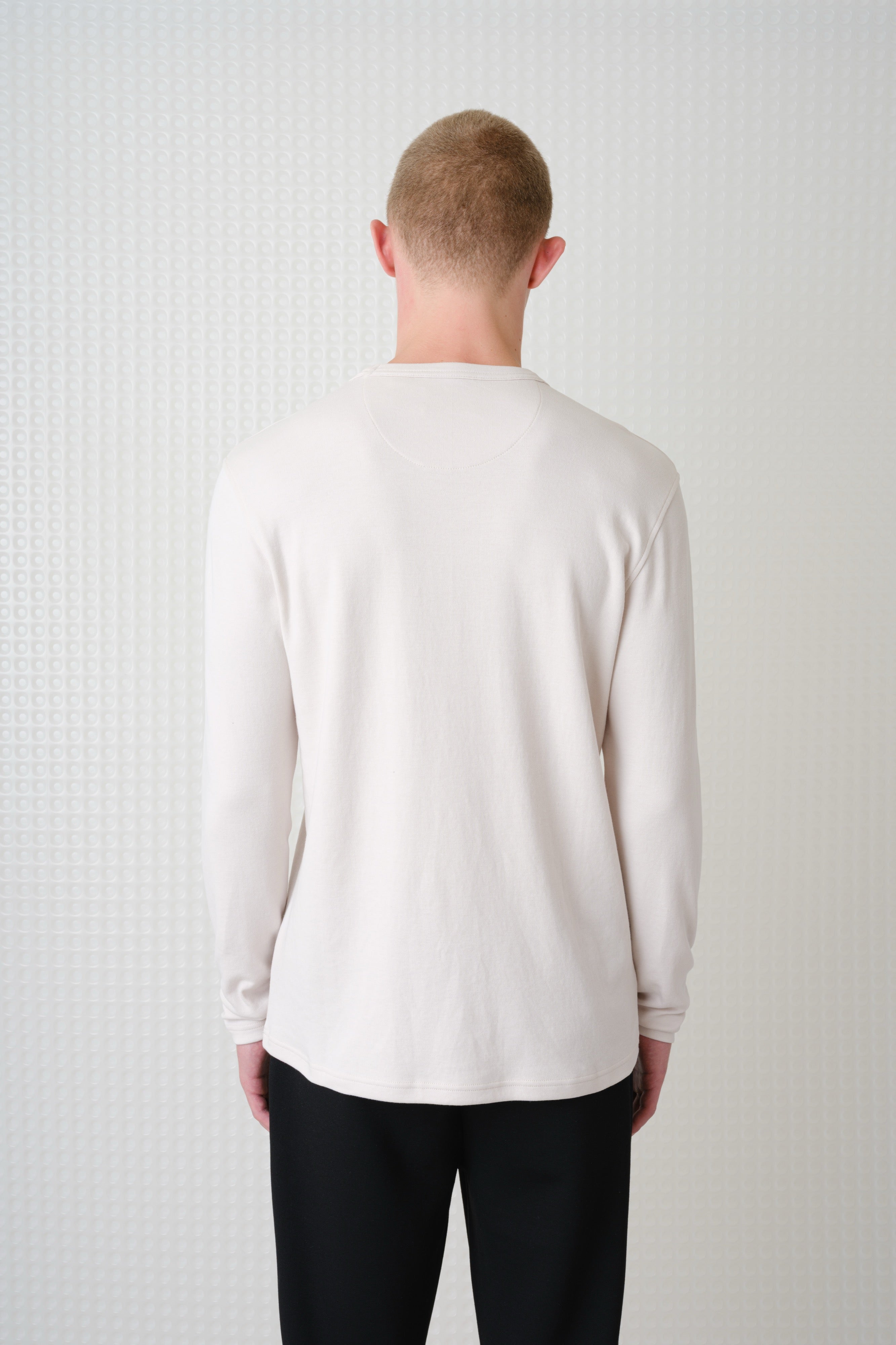 Calla - 260GSM Interlock Long Sleeve T-Shirt - Stone