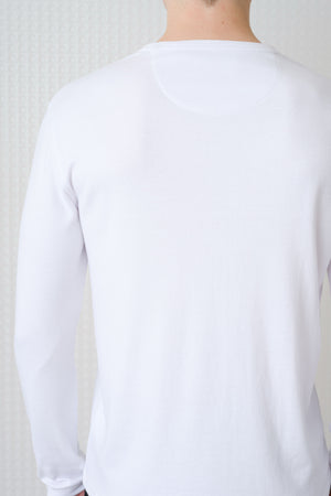 Calla - 260GSM Interlock Long Sleeve T-Shirt - White