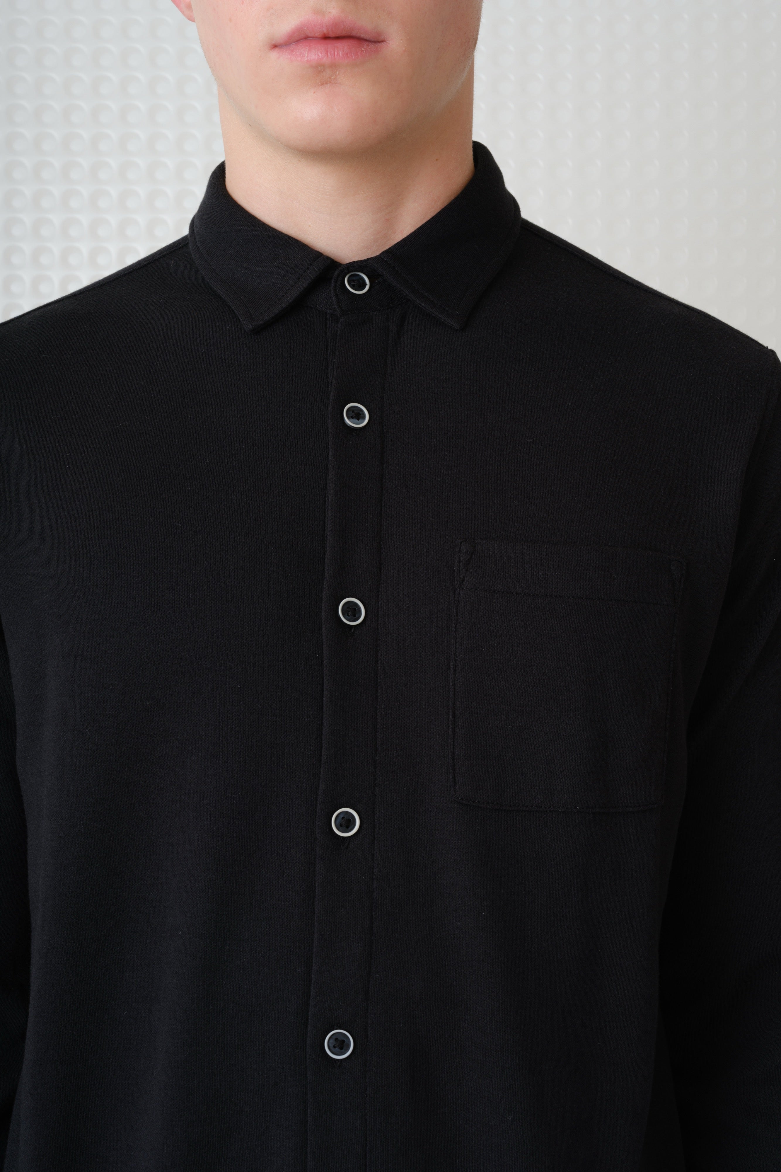 Calmer - 260GSM Interlock Shirt - Black