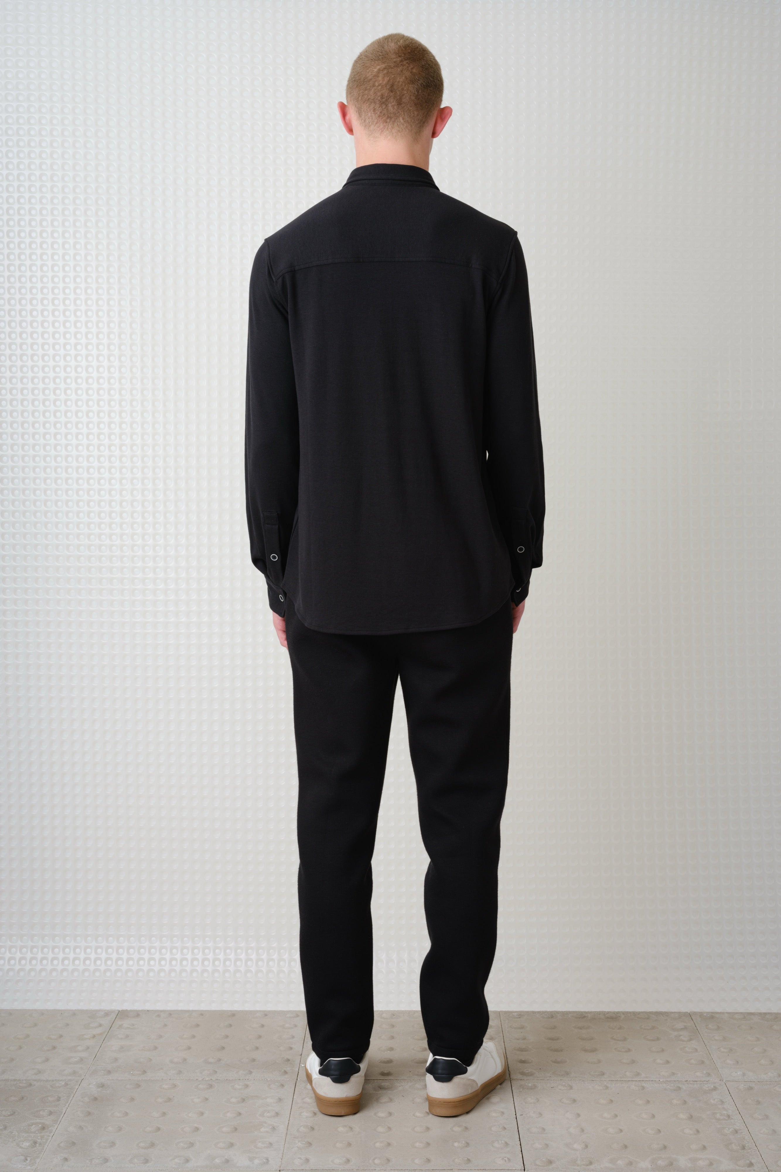 Calmer - 260GSM Interlock Shirt - Black