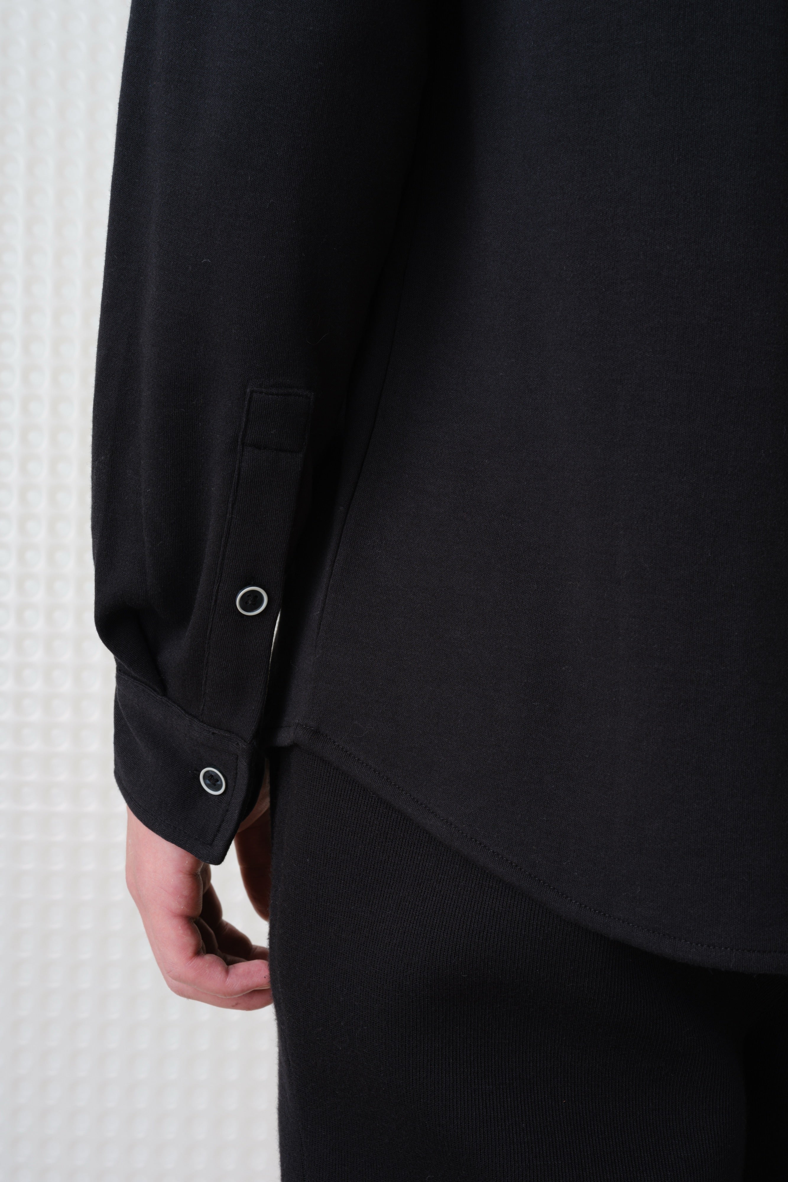 Calmer - 260GSM Interlock Shirt - Black