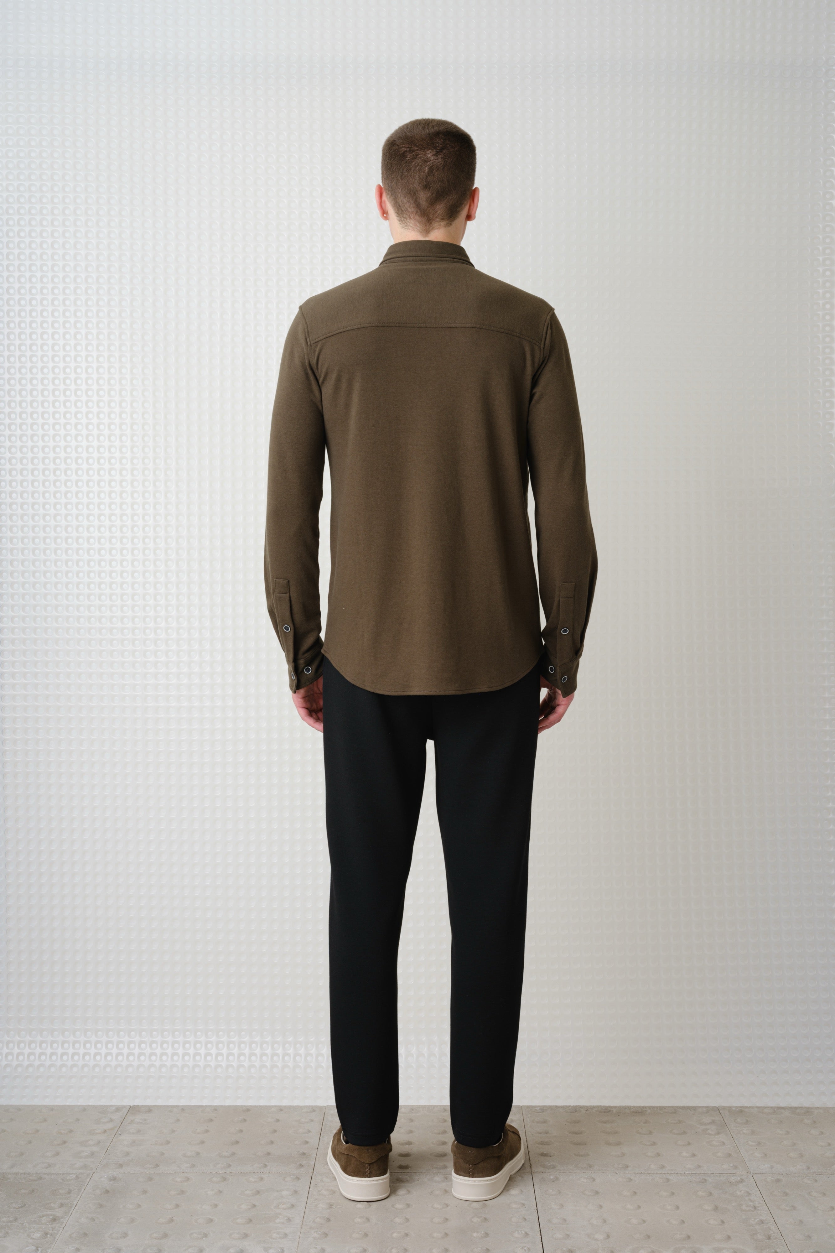 Calmer - 260GSM Interlock Shirt - Olive