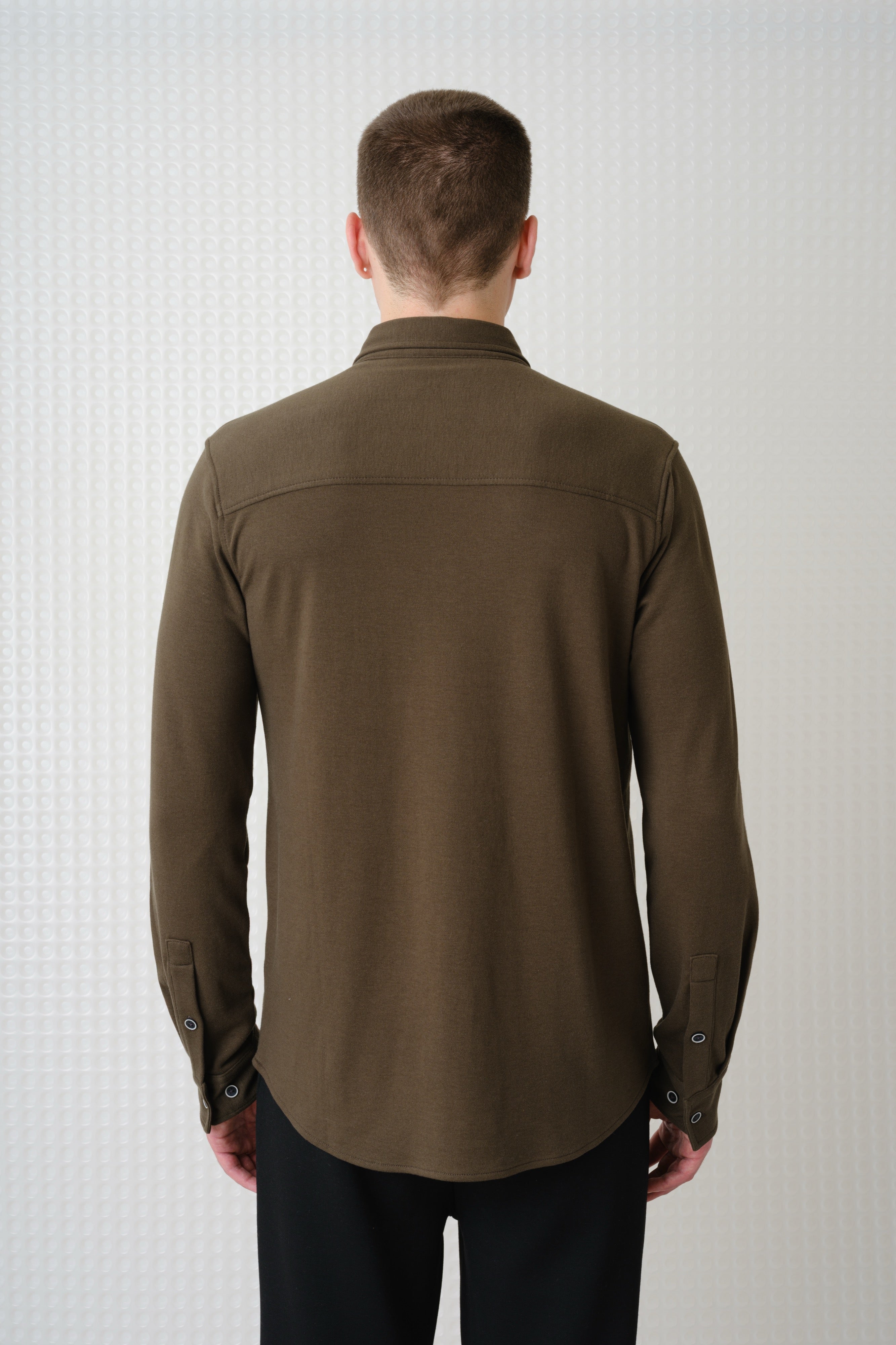Calmer - 260GSM Interlock Shirt - Olive