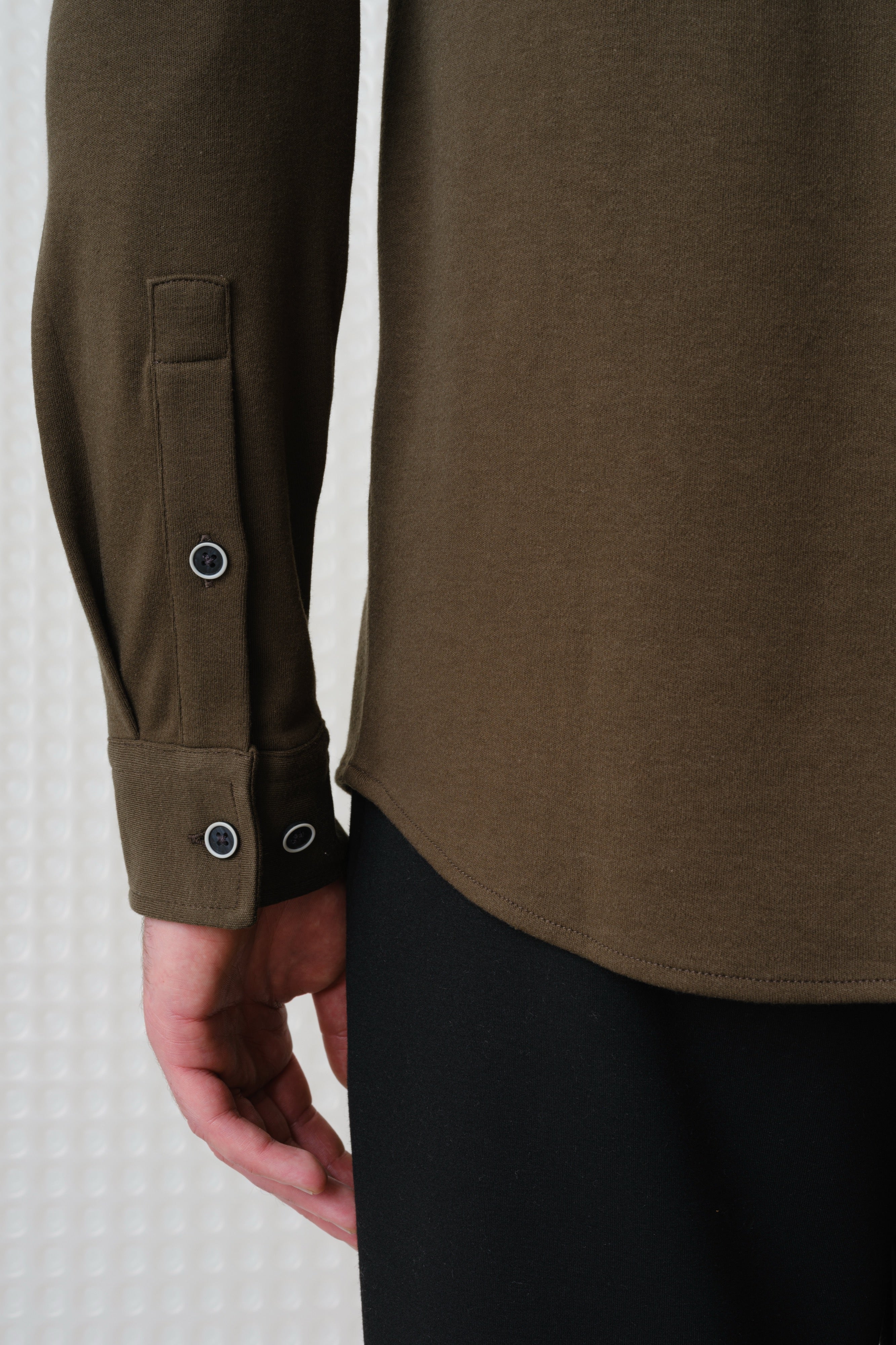 Calmer - 260GSM Interlock Shirt - Olive