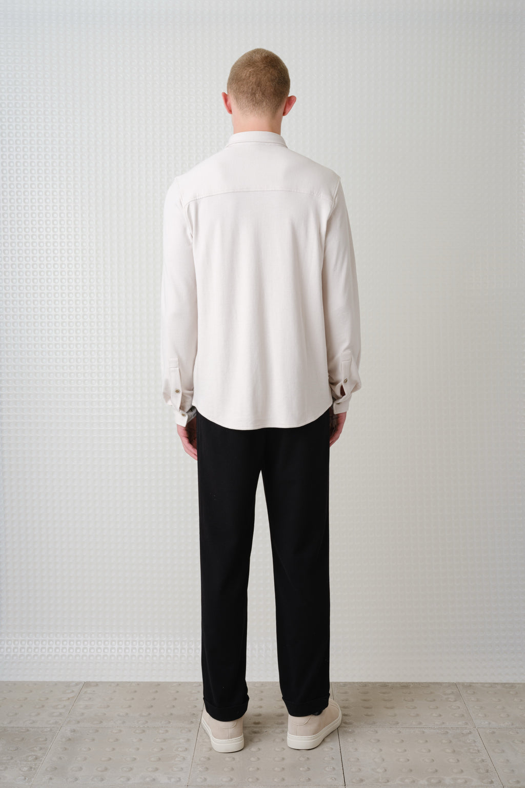 Calmer - 260GSM Interlock Shirt - Stone