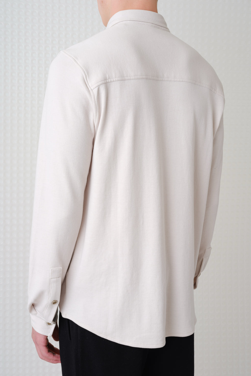 Calmer - 260GSM Interlock Shirt - Stone