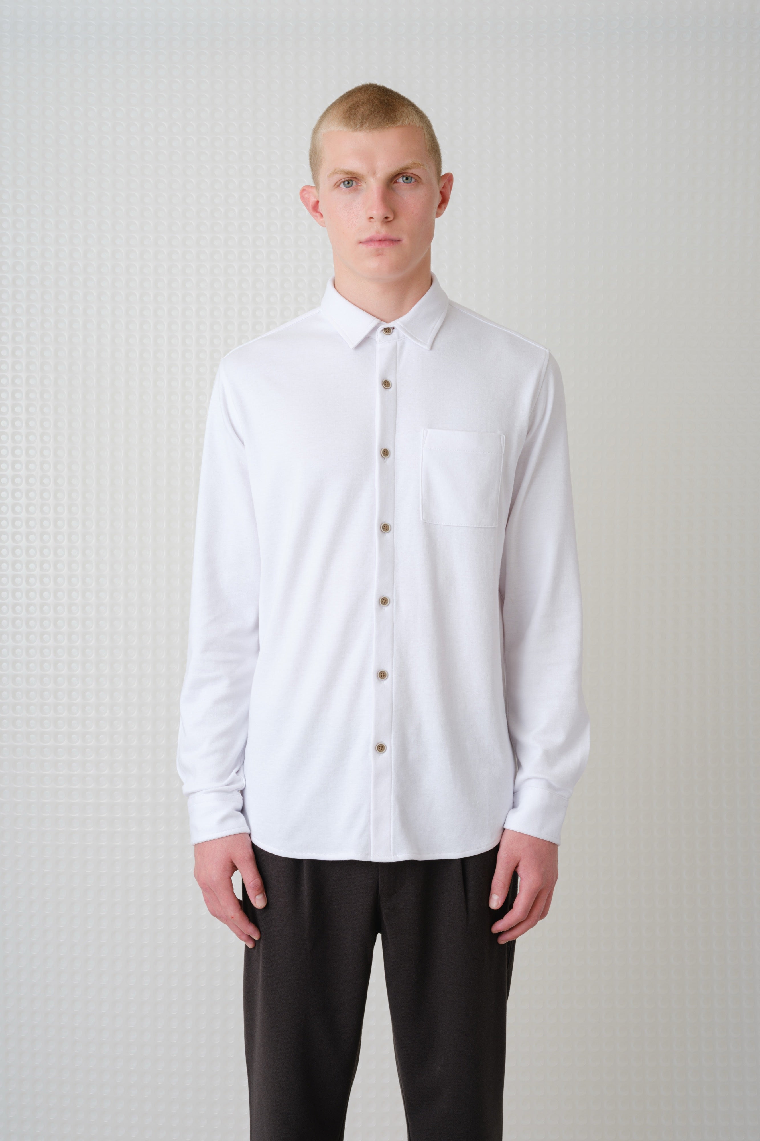 Calla - 260GSM Interlock Long Sleeve T-Shirt - White