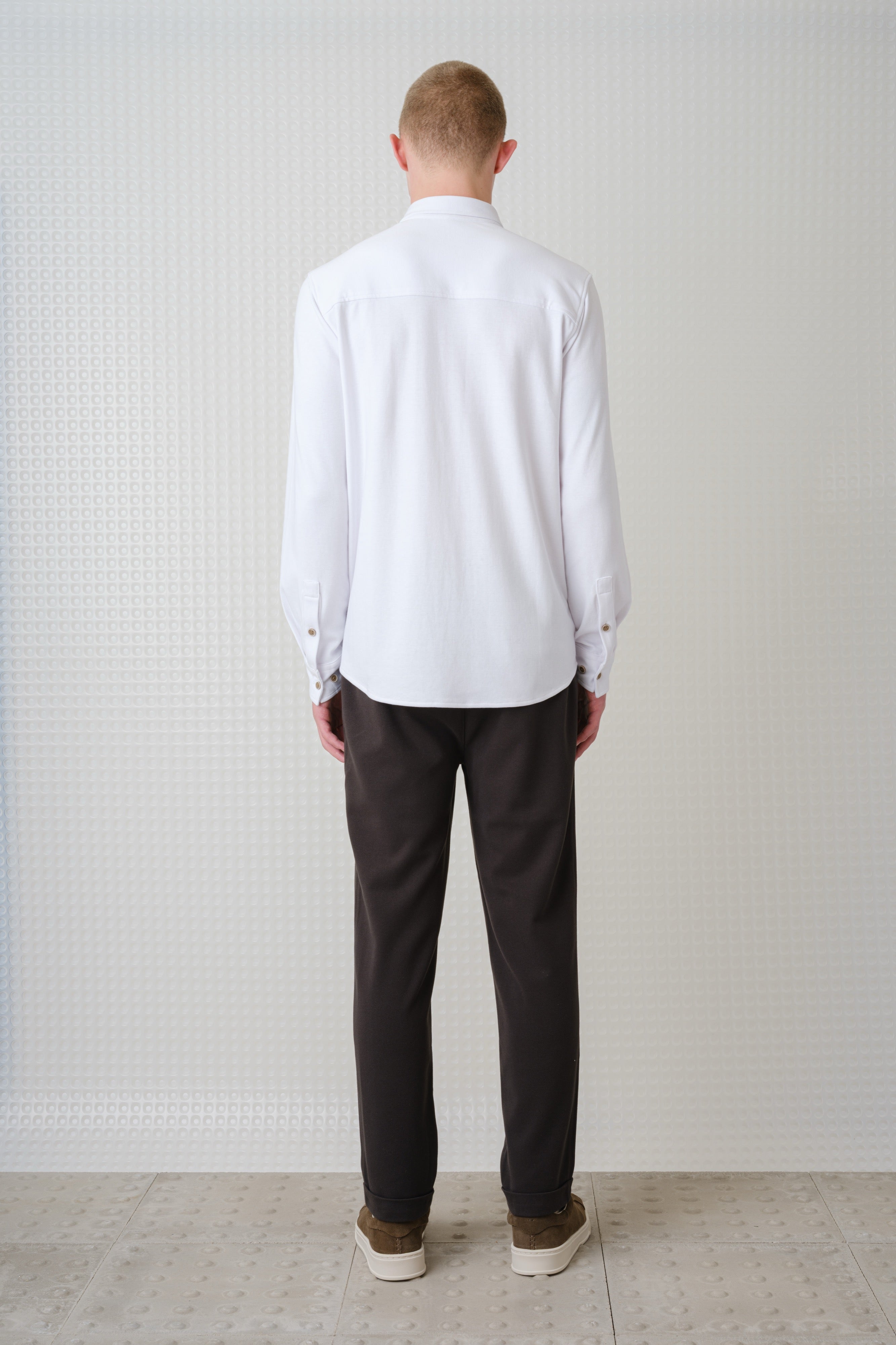 Calla - 260GSM Interlock Long Sleeve T-Shirt - White