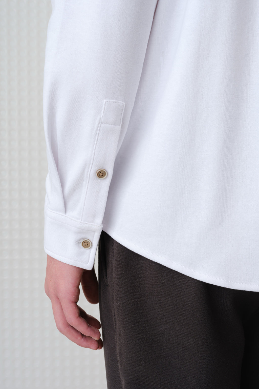 Calla - 260GSM Interlock Long Sleeve T-Shirt - White