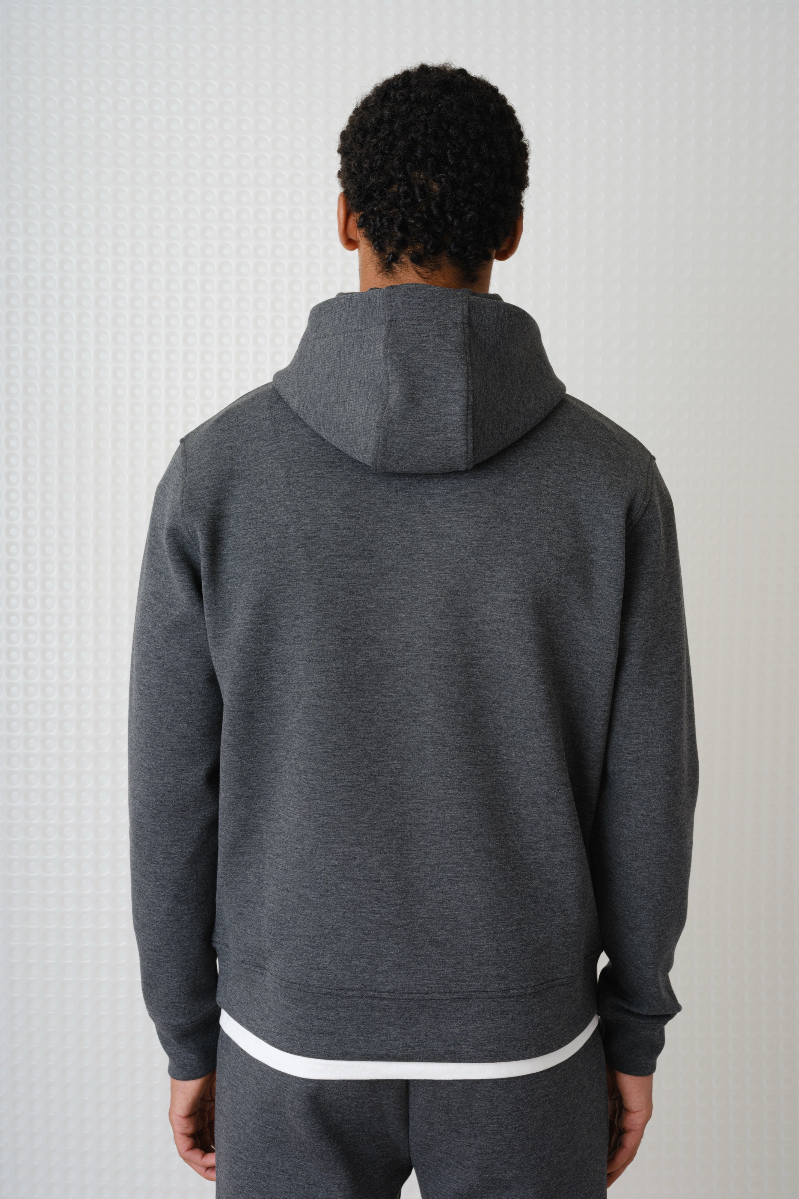 Cassian - Bonded Jersey Hoodie - Grey