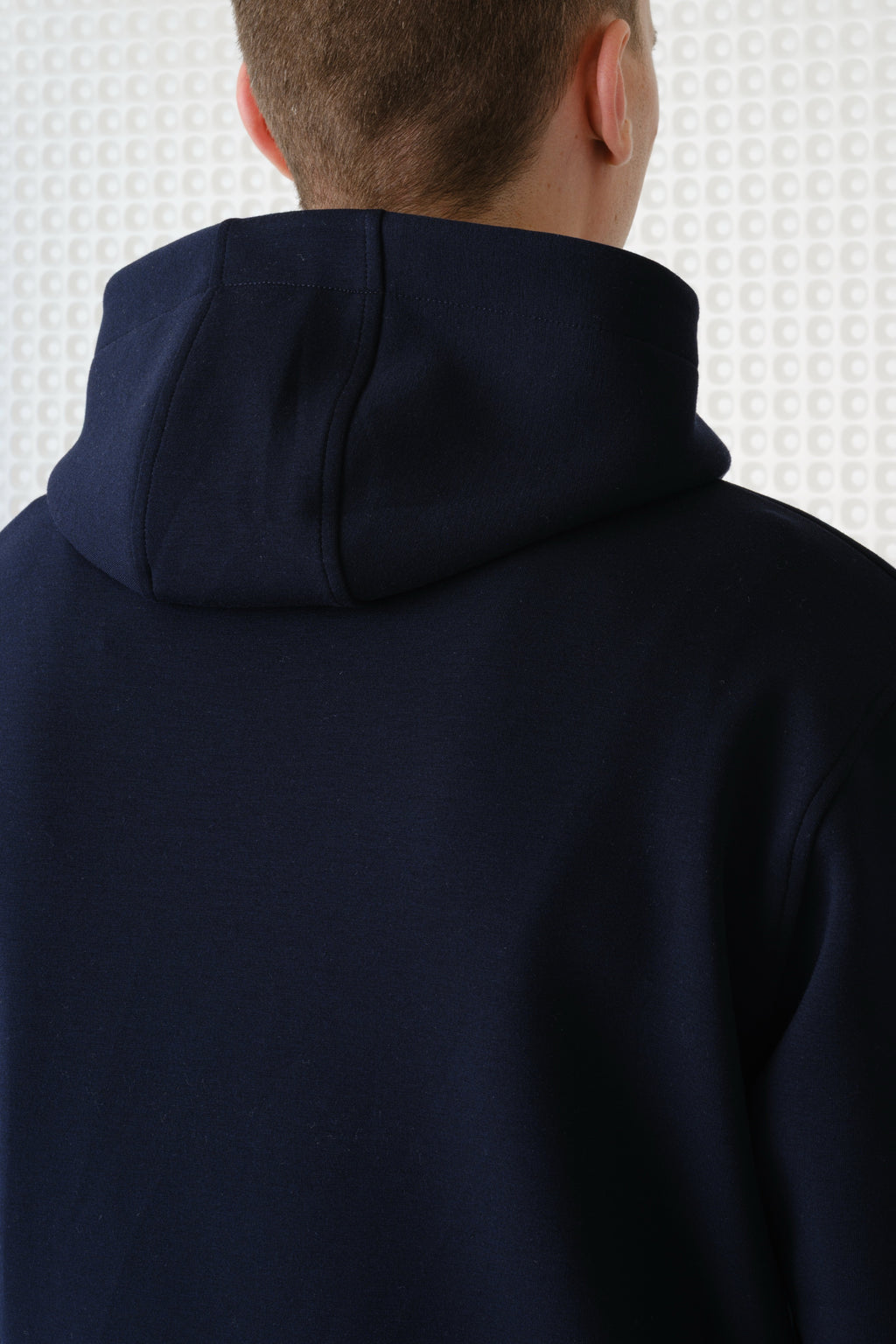 Cassian - Bonded Jersey Hoodie - Navy