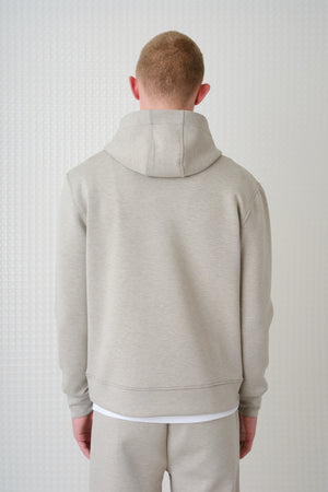 Cassian - Bonded Jersey Hoodie - Stone