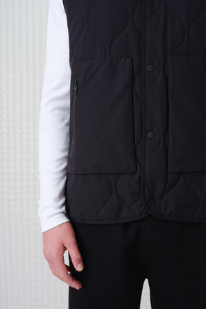 Dalvik - Wadded Gilet - Black