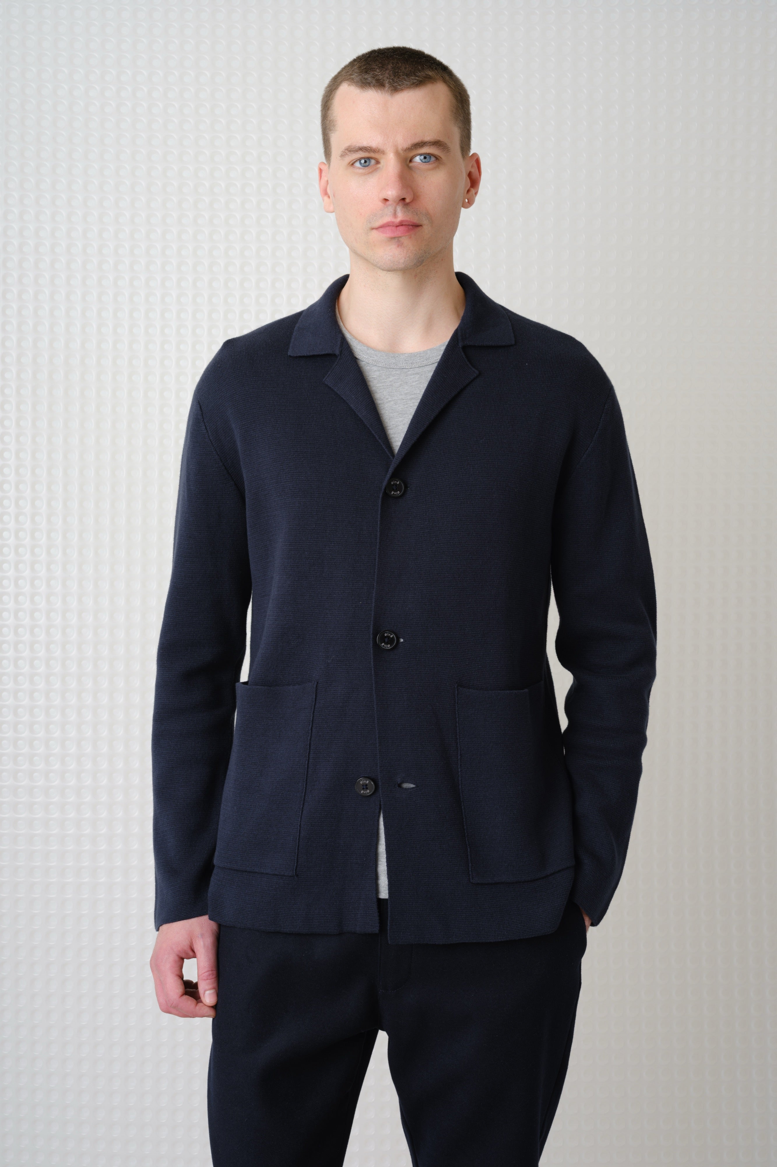 Dragor - Cotton Blazer - Navy