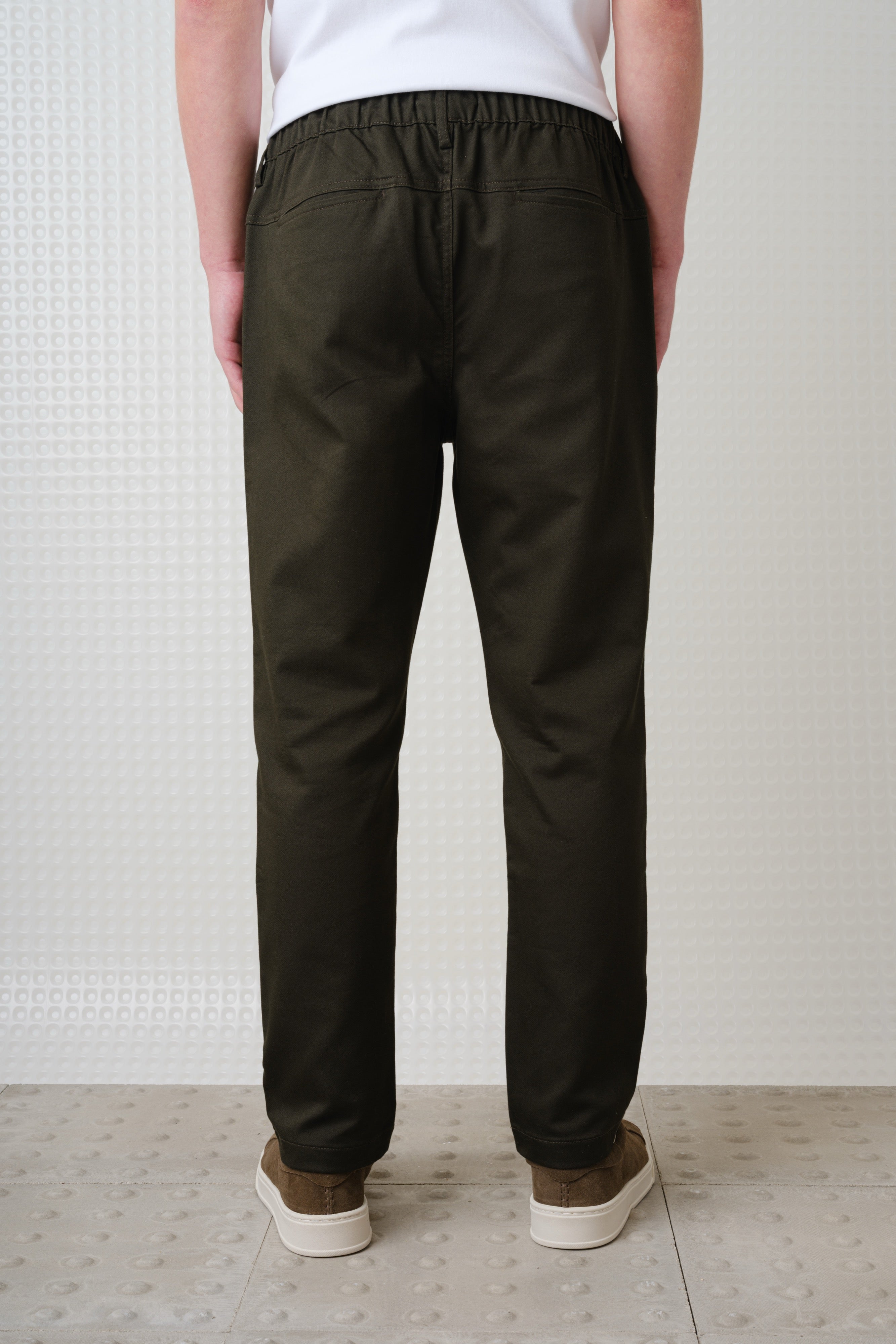 Elsted - Tech Nylon Jogger - Khaki