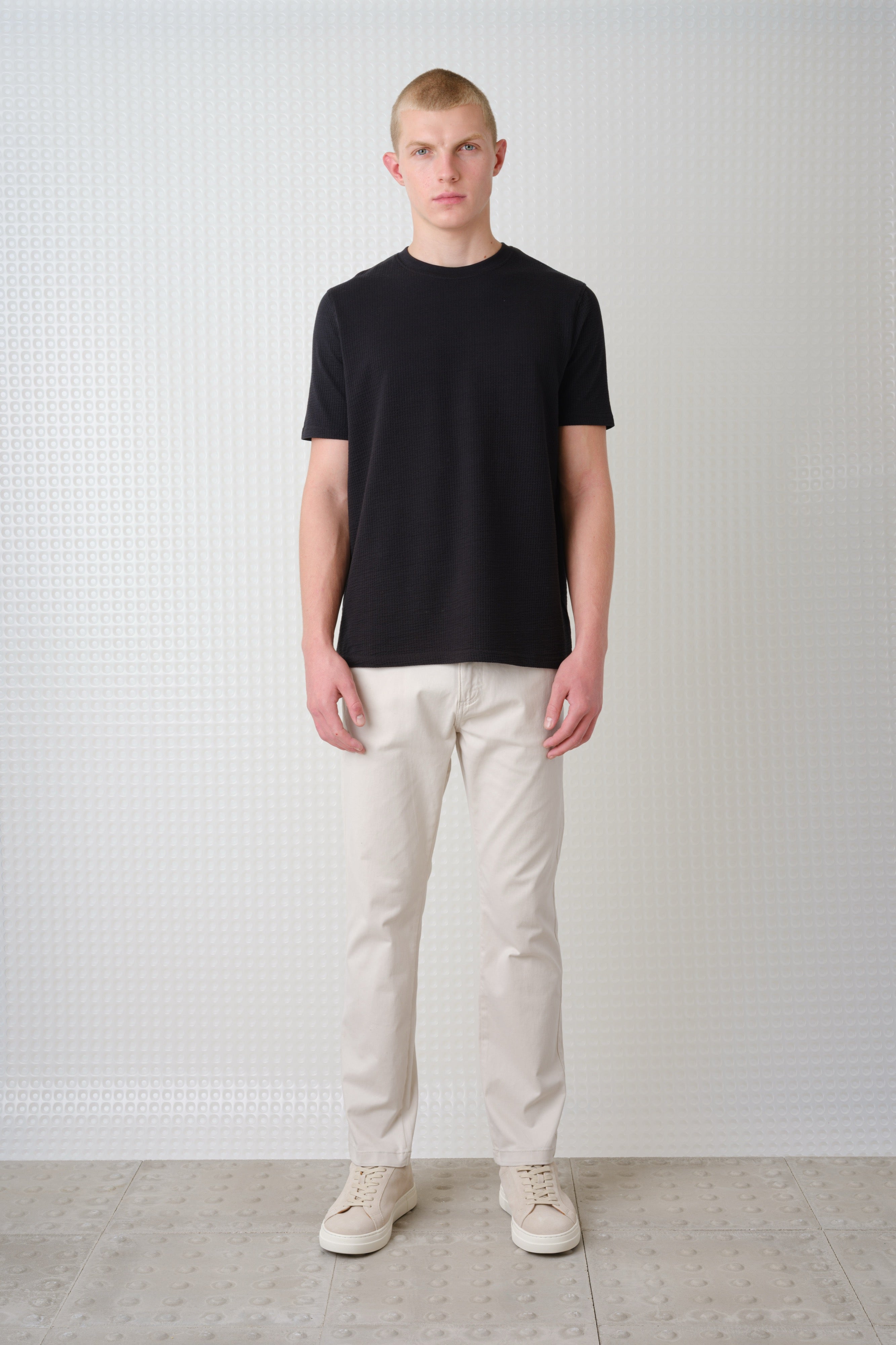 Full - Seersucker Tee - Black