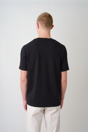 Full - Seersucker Tee - Black