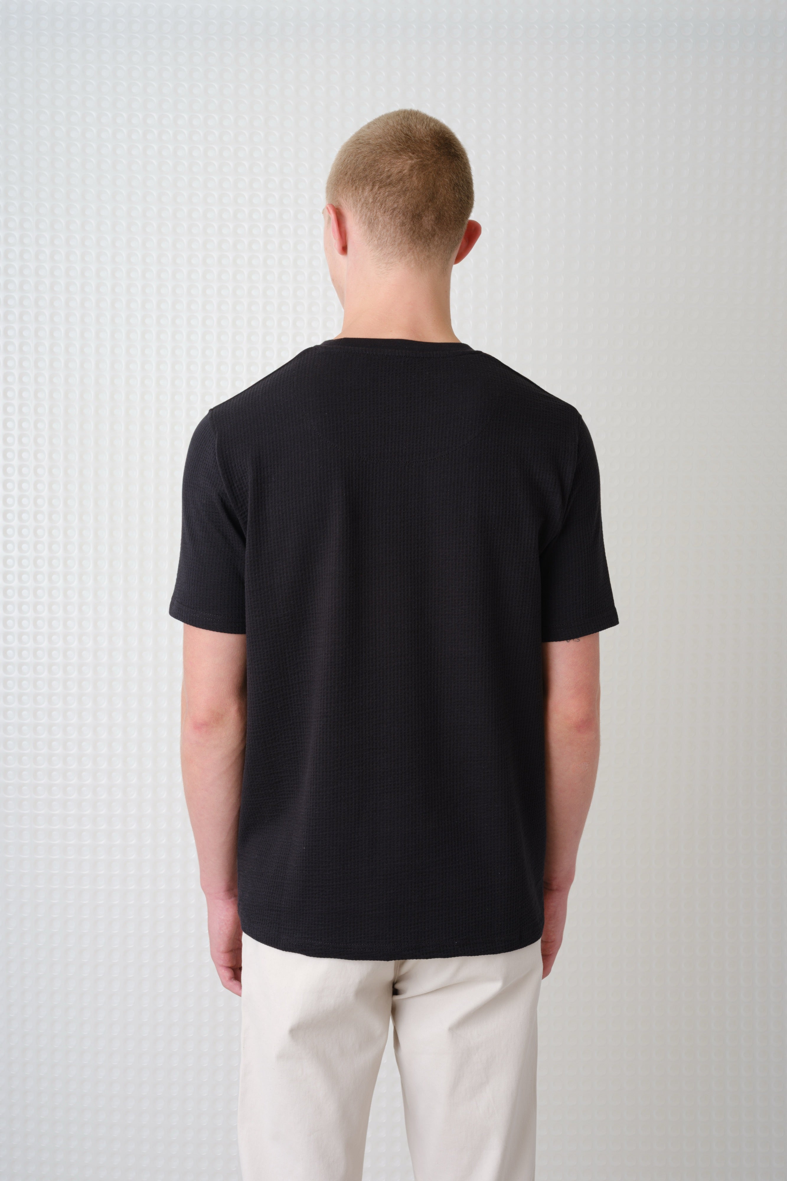 Full - Seersucker Tee - Black