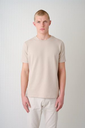 Full - Seersucker Tee - Stone