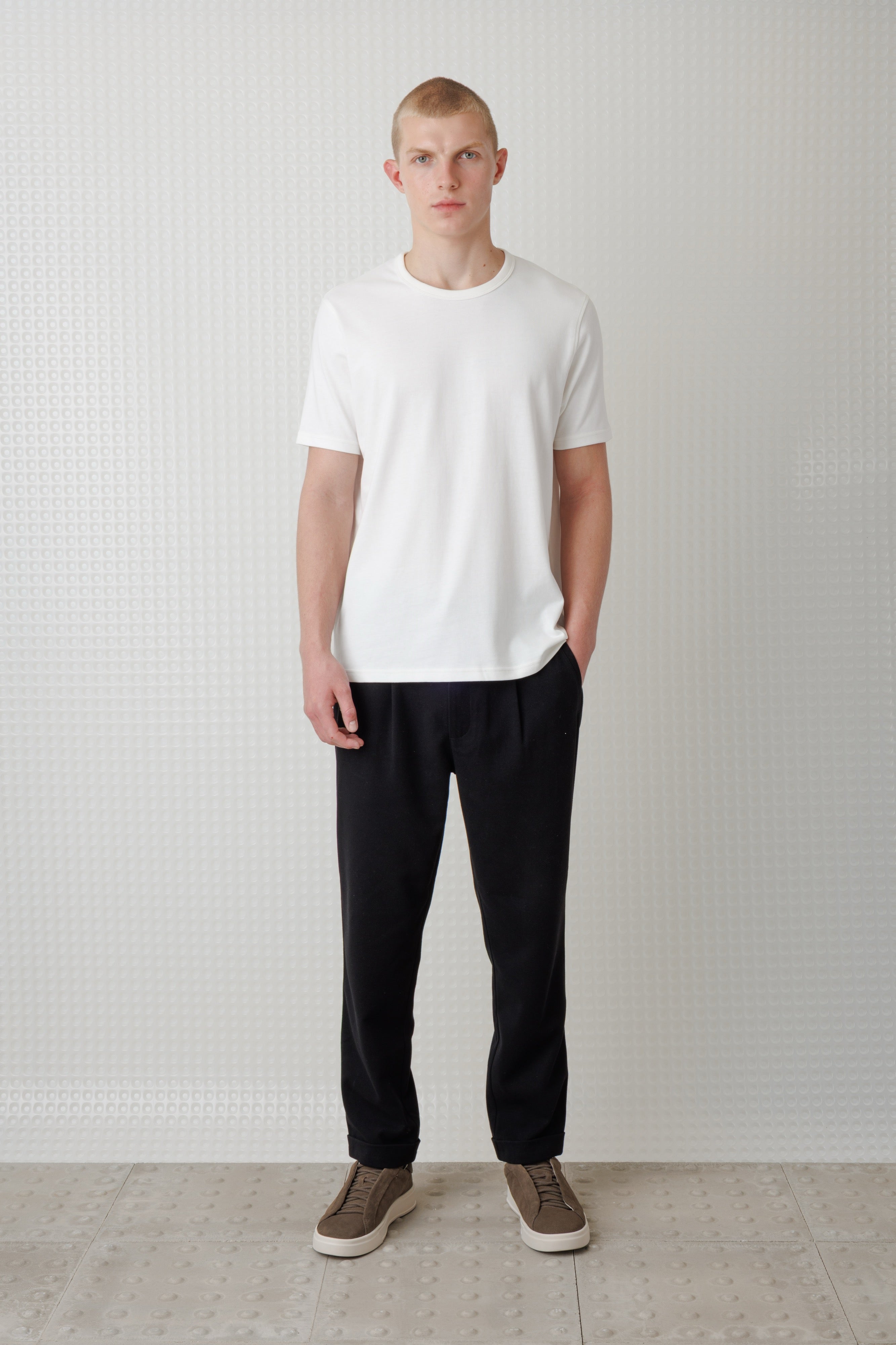 Full - Seersucker Tee - White