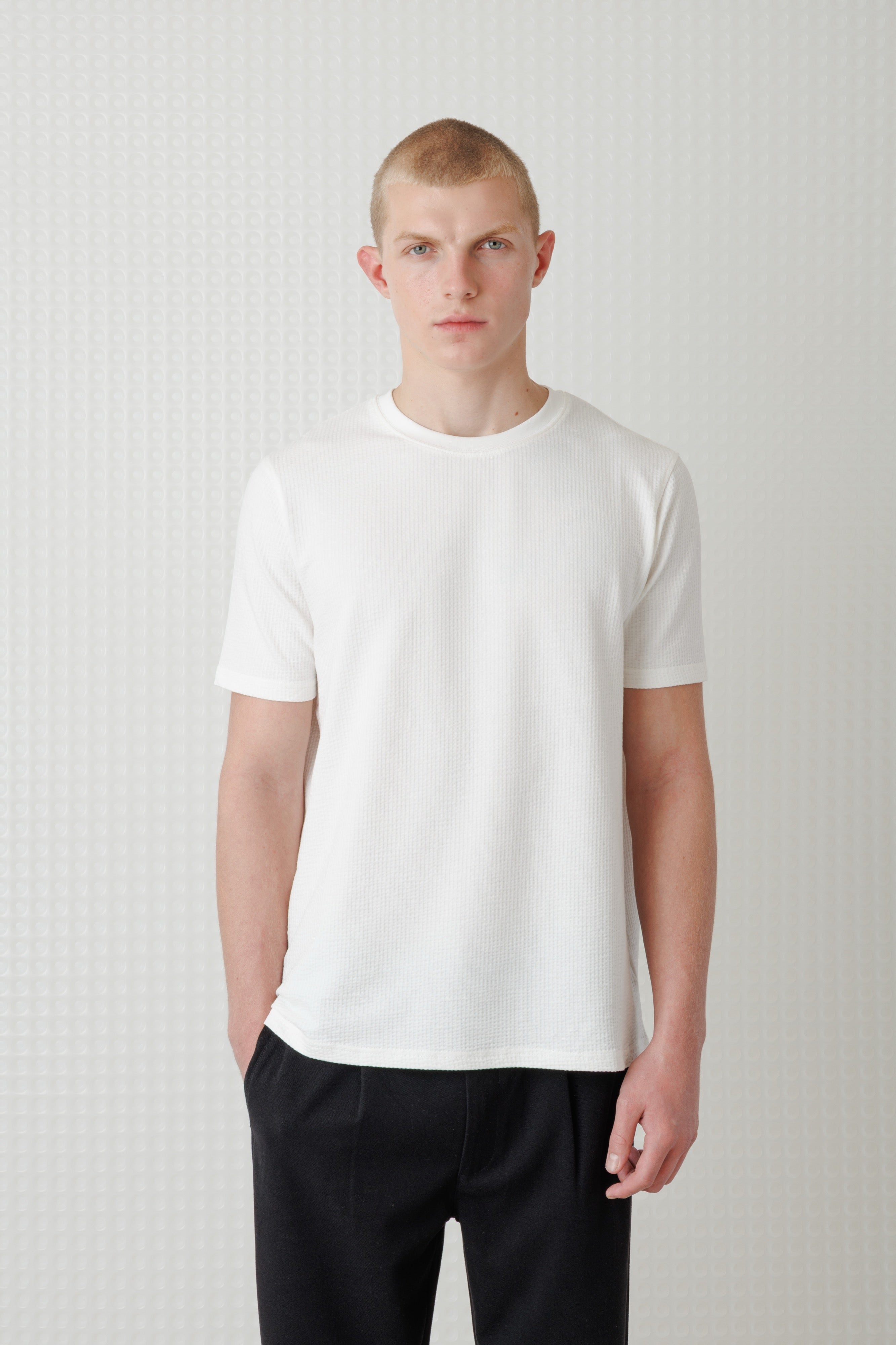 Full - Seersucker Tee - White