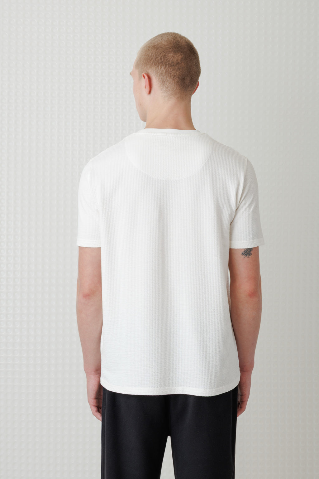 Full - Seersucker Tee - White
