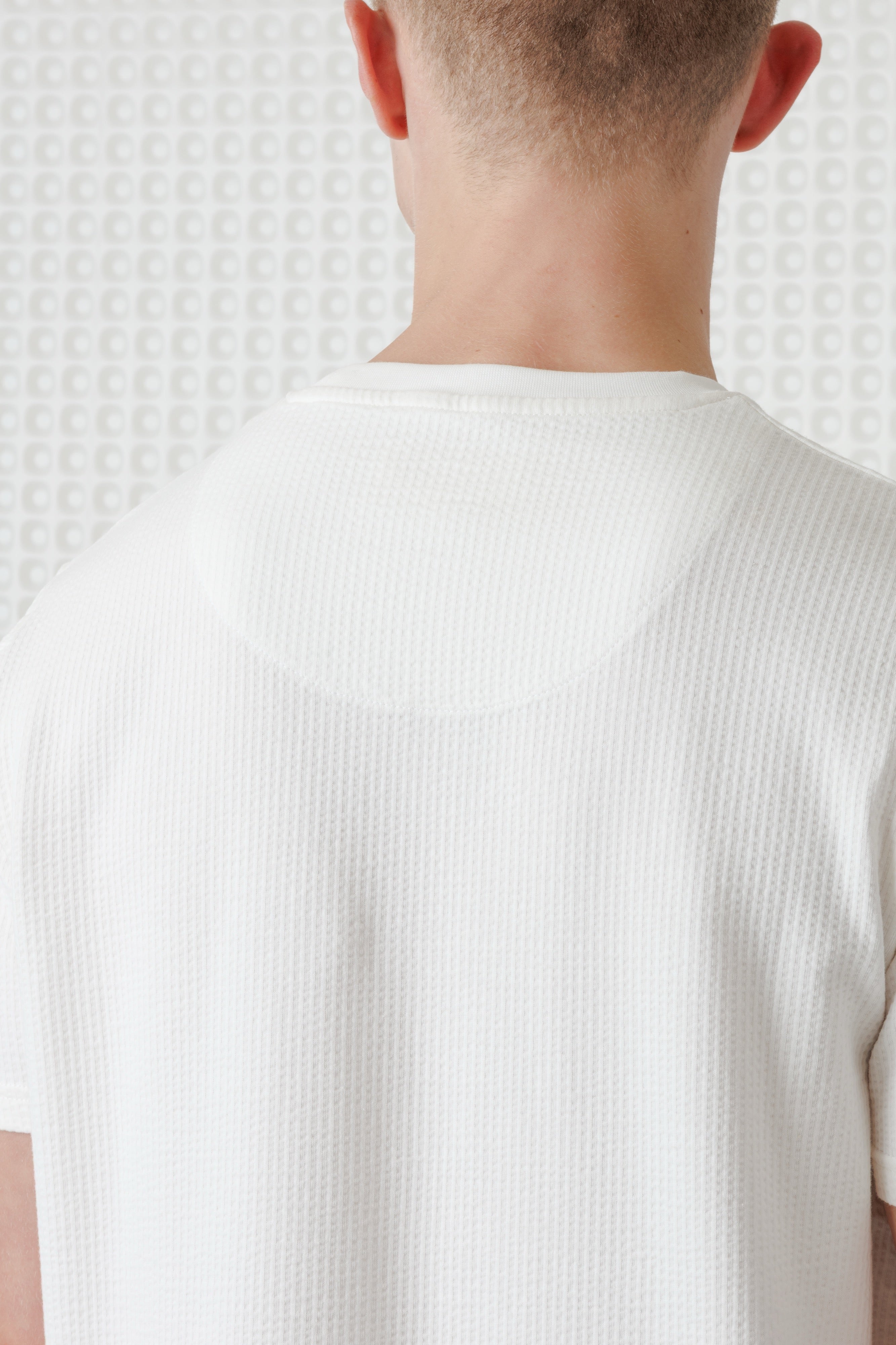 Full - Seersucker Tee - White