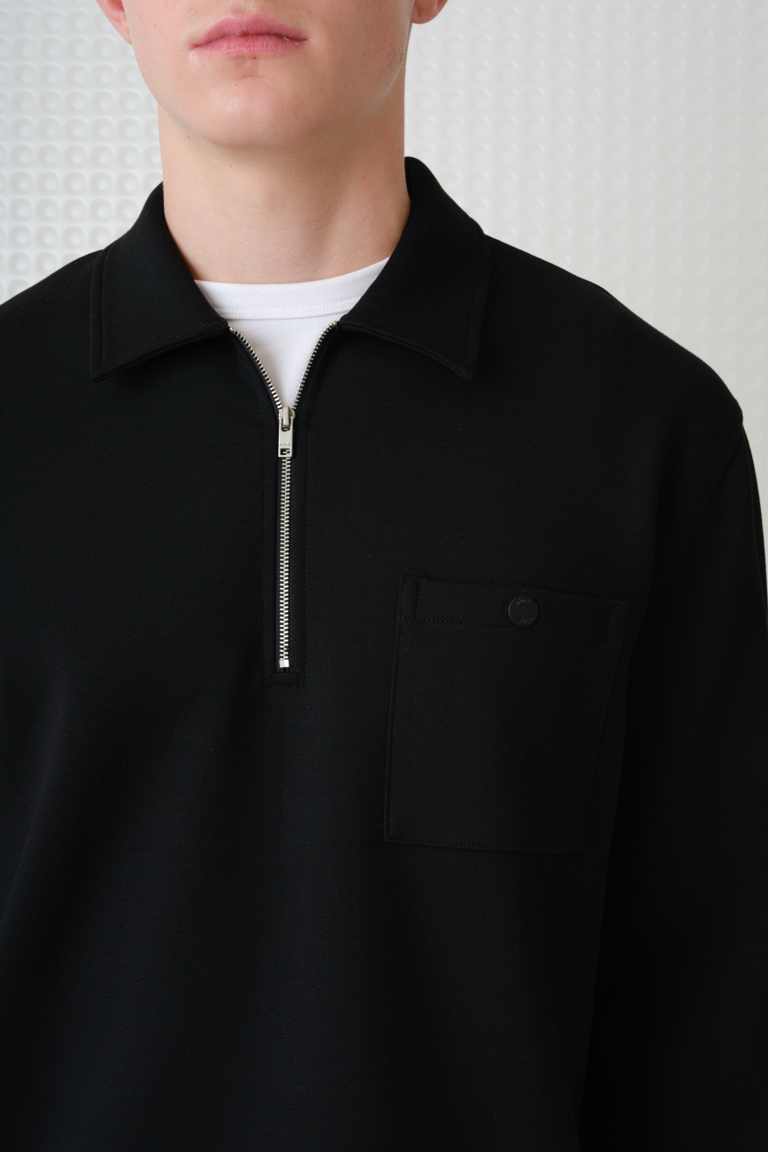 Goodman - Bonded Quarter ZIp - Black