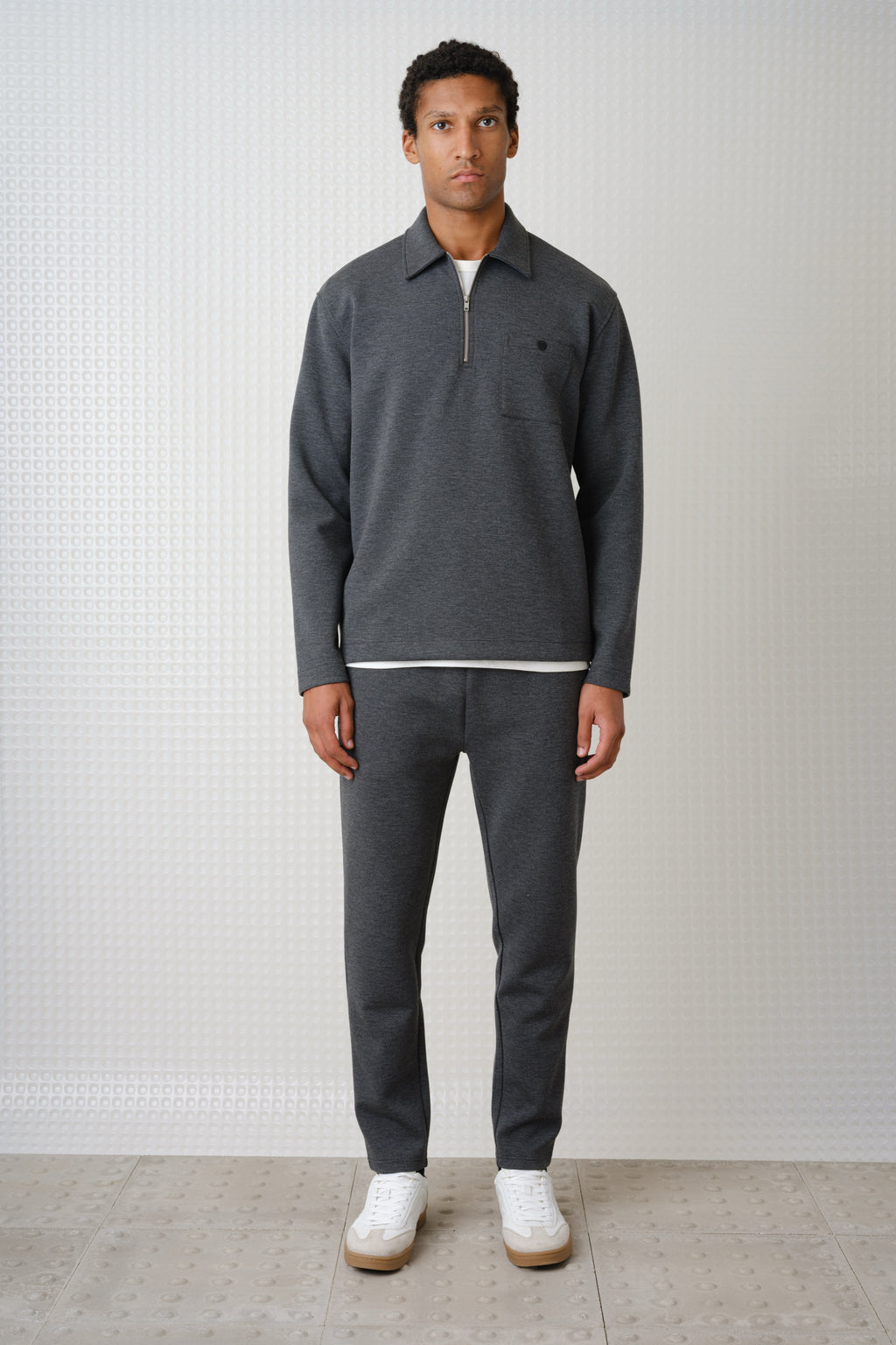Goodman - Bonded Quarter ZIp - Grey