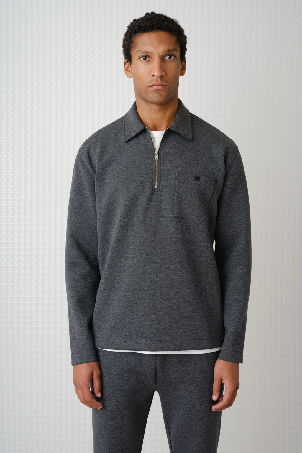 Goodman - Bonded Quarter ZIp - Grey